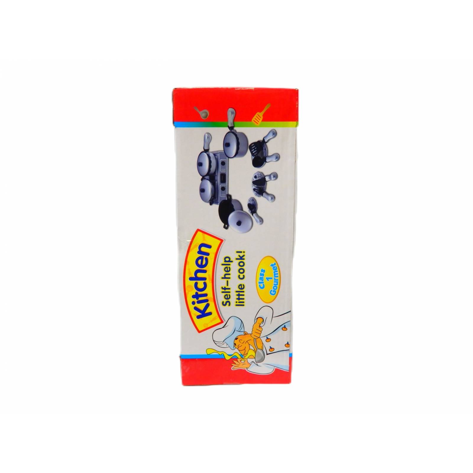 Juguete De Cocina Para Niños Utensilios 12 Pz parrilla  - Gris