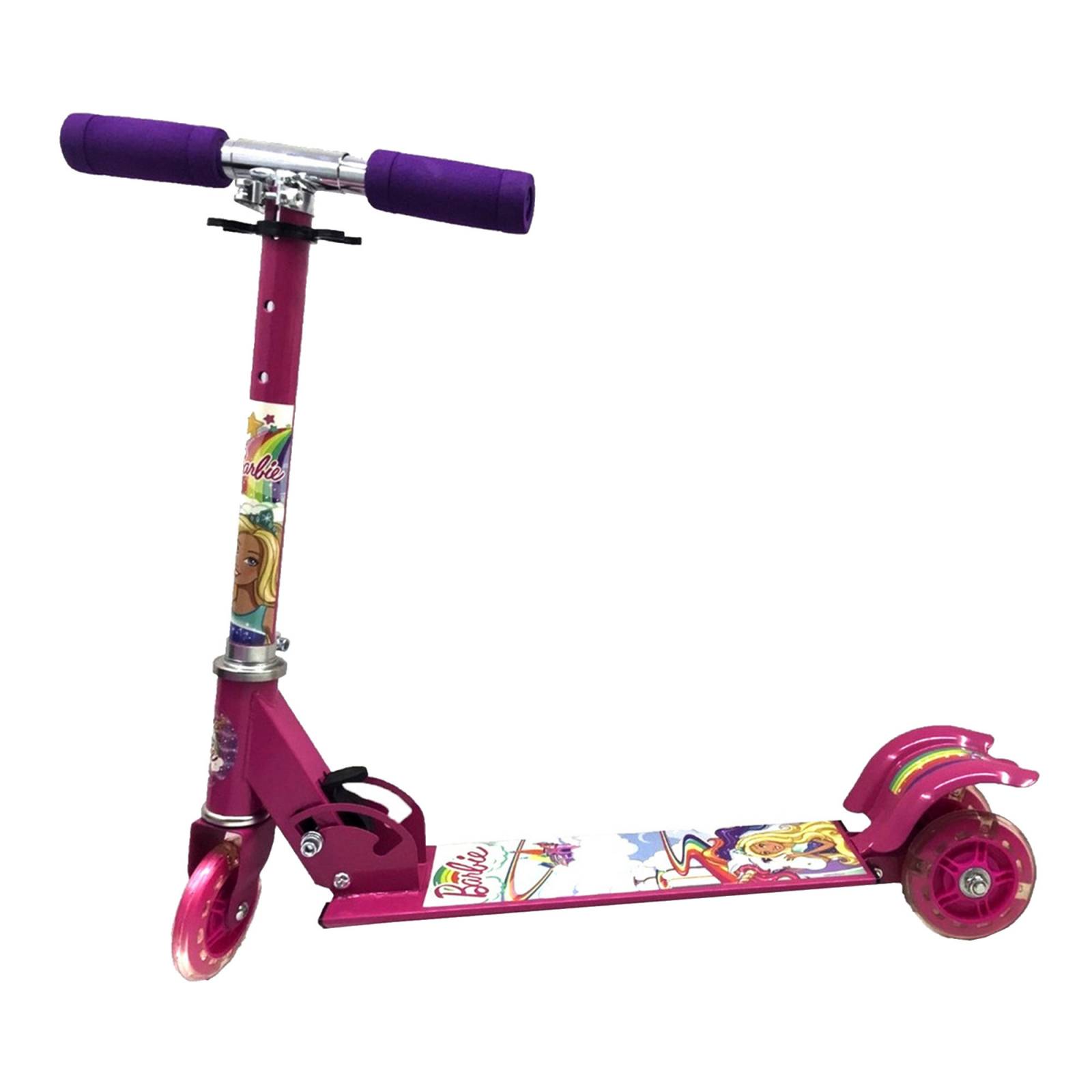 Patinete 3 Ruedas Barbie Stamp - Rosa