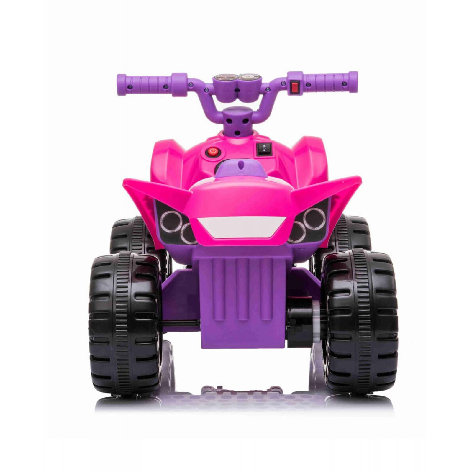 Moto Cuatrimoto Eléctrica Infantil Montable 6V 3Km/h Entrada USBMP3  - Rosa