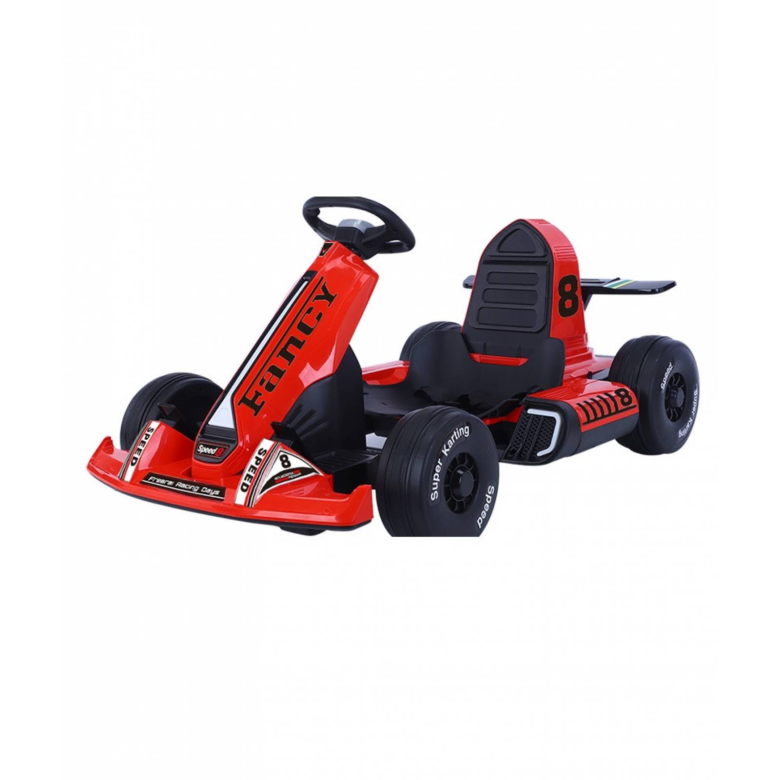 Go Kart Montable Eléctrico con Control Remoto 8 Km/h 12V7 3 a 8 años ...