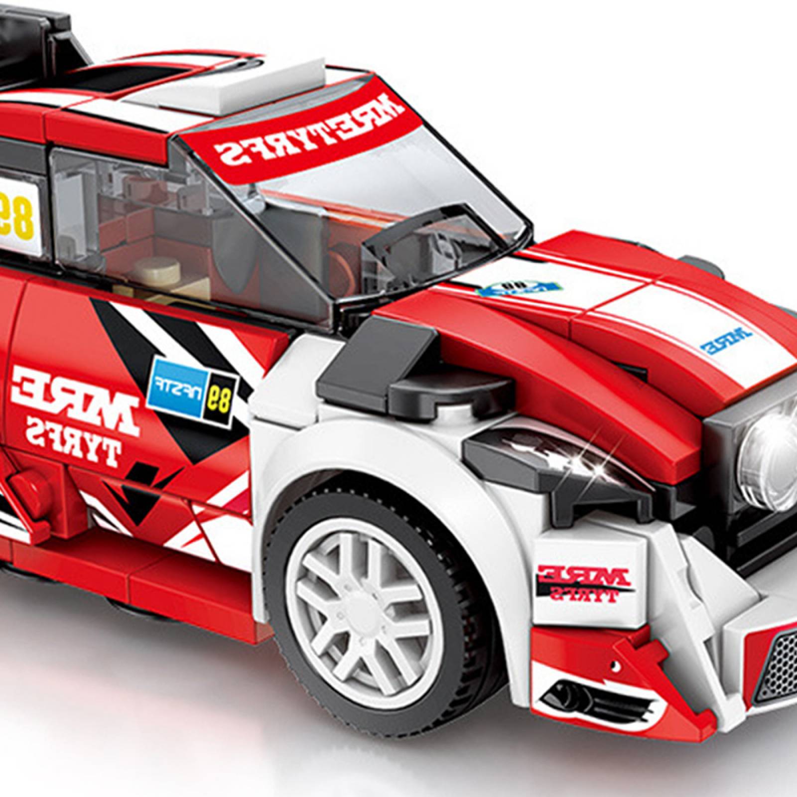 Juguete de Blocks Vehiculo Deportivo Armable 195 pzs  - Rojo