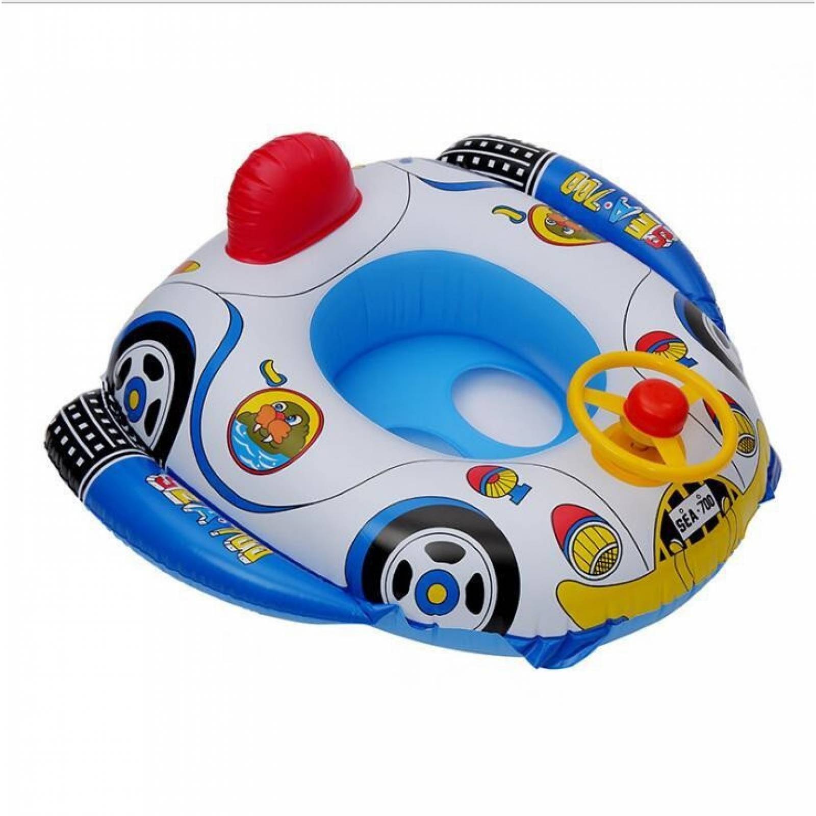 Salvavidas Flotador Carro Andadera Inflable Bebe  - Azul