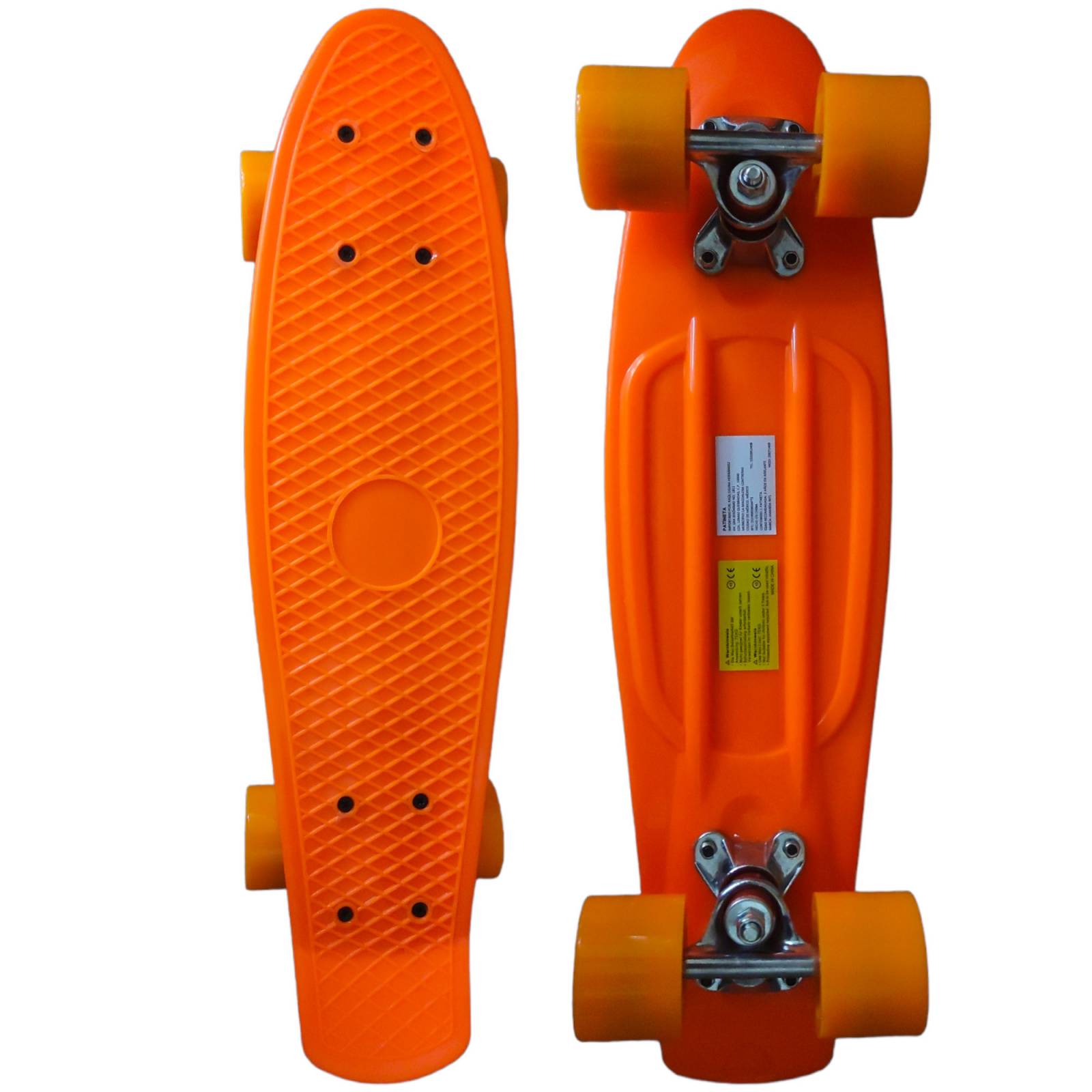 Patineta Penny Tabla Skate Skateboard 21 Pulgadas 55 Cm  - Naranja