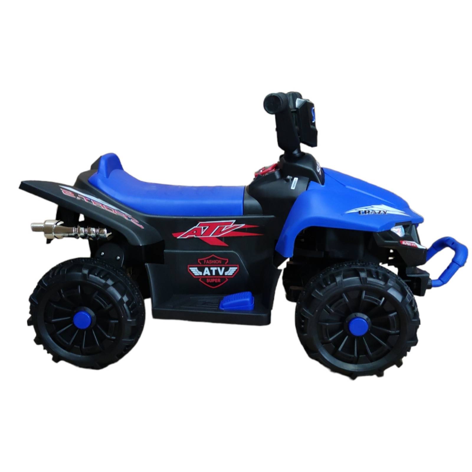 Moto Cuatrimoto Eléctrica Infantil Montable 12V 3Km/h USB AUX  - Azul