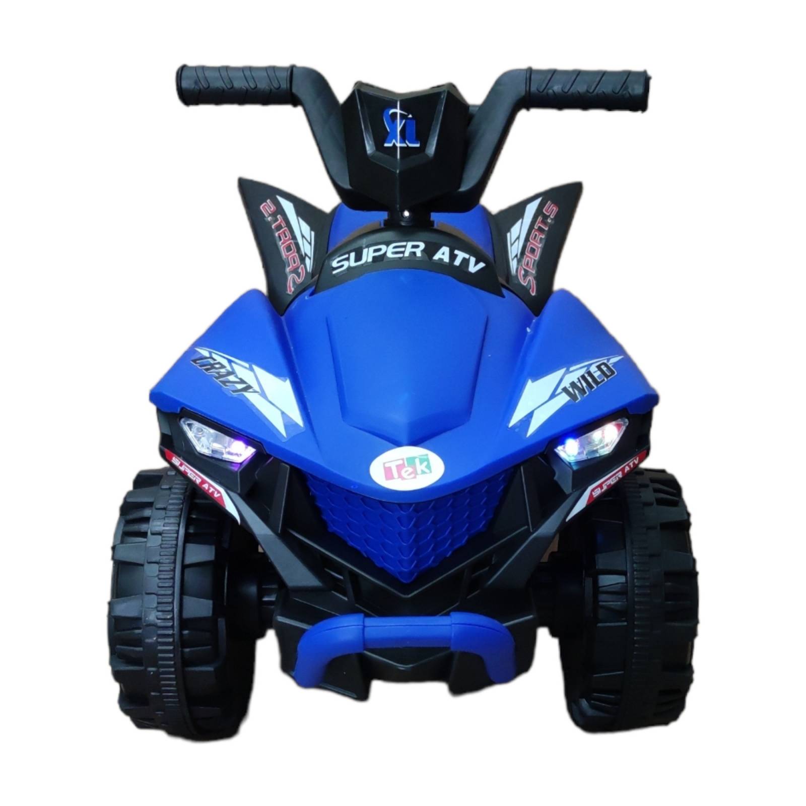 Moto Cuatrimoto Eléctrica Infantil Montable 12V 3Km/h USB AUX  - Azul