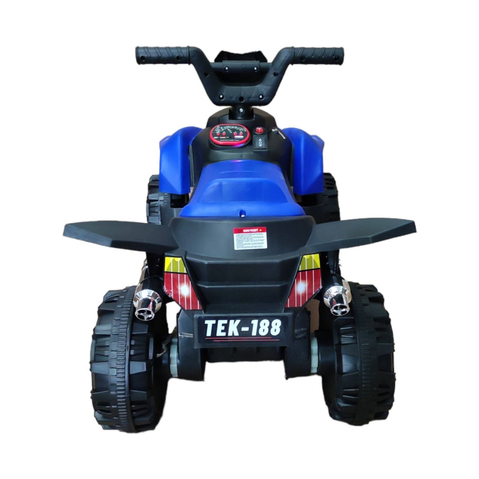 Moto Cuatrimoto Eléctrica Infantil Montable 12V 3Km/h USB AUX  - Azul