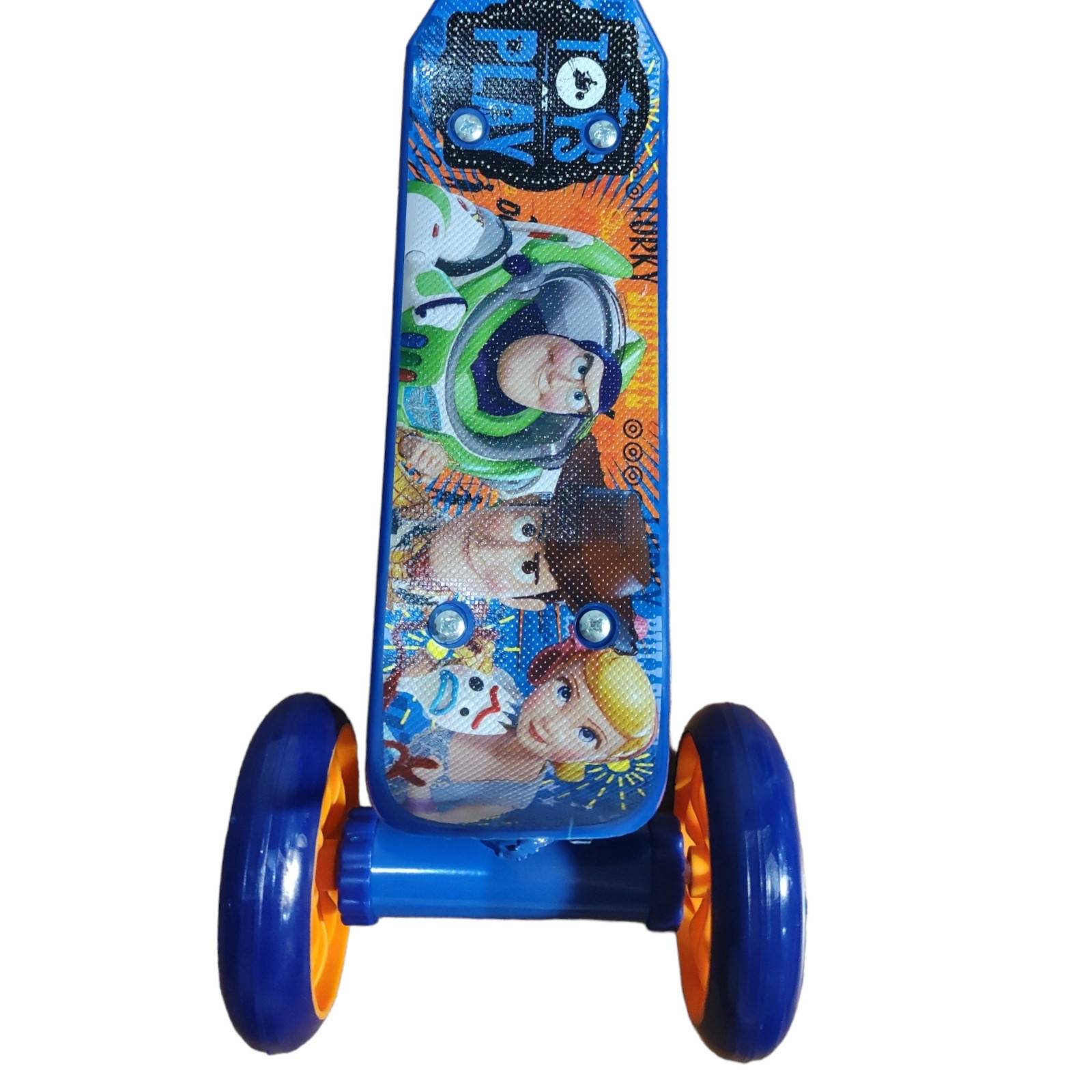 Patin del Diablo para Niños de Metal Toy Story Scooter 3 Ruedas - Azul