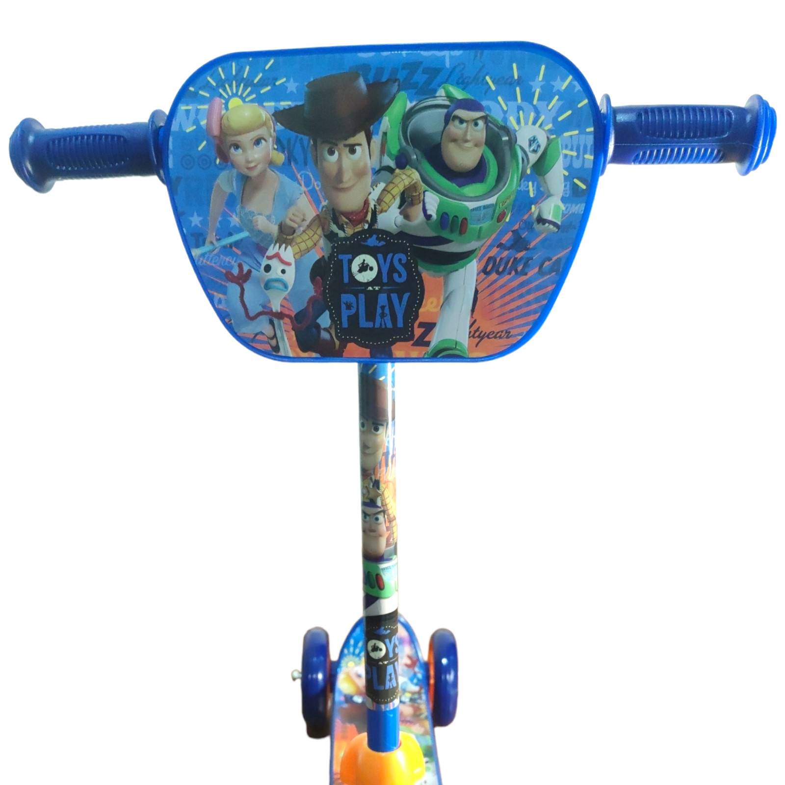 Patin del Diablo para Niños de Metal Toy Story Scooter 3 Ruedas - Azul