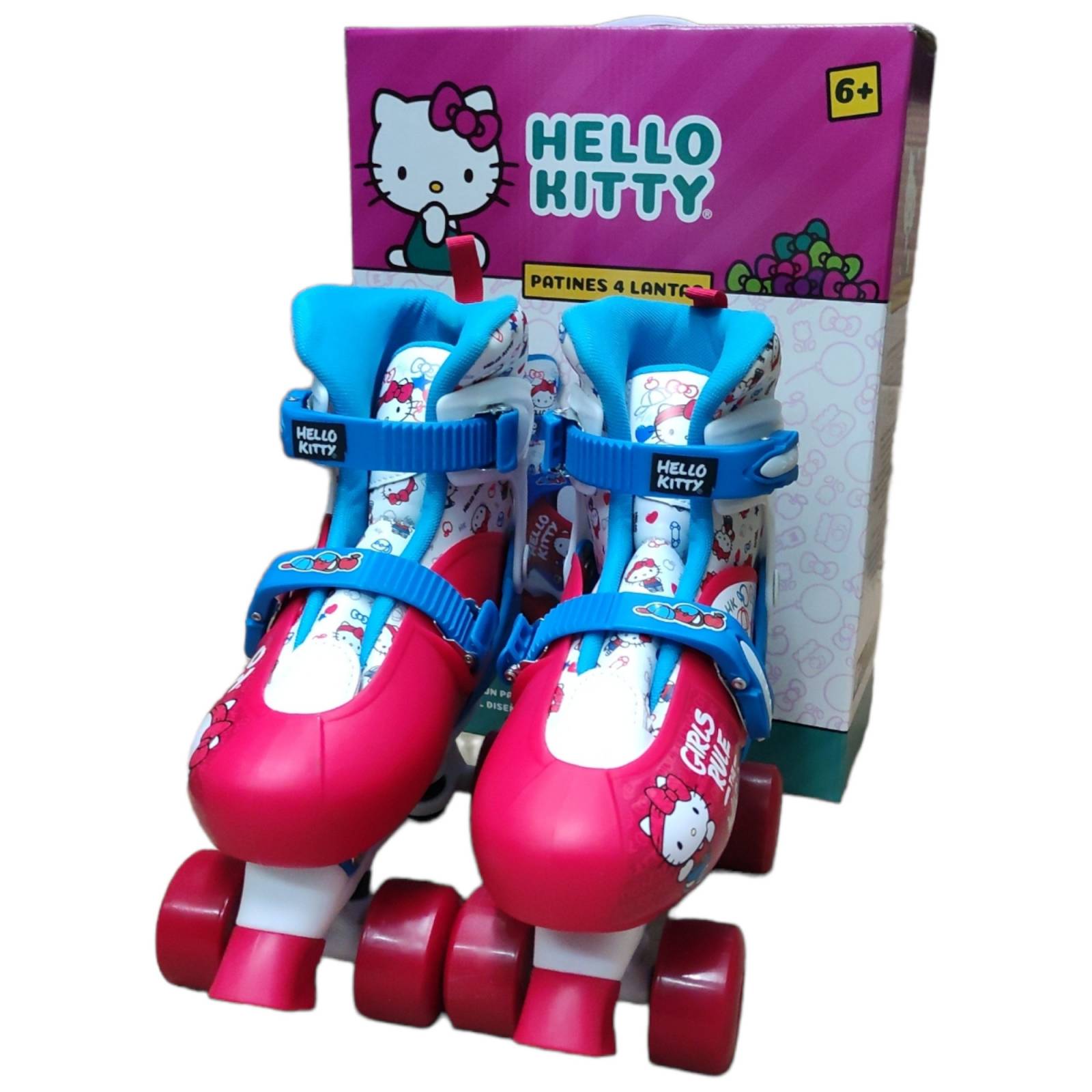 Patines 4 Ruedas para Niños Roller Hello Kity - 22a25