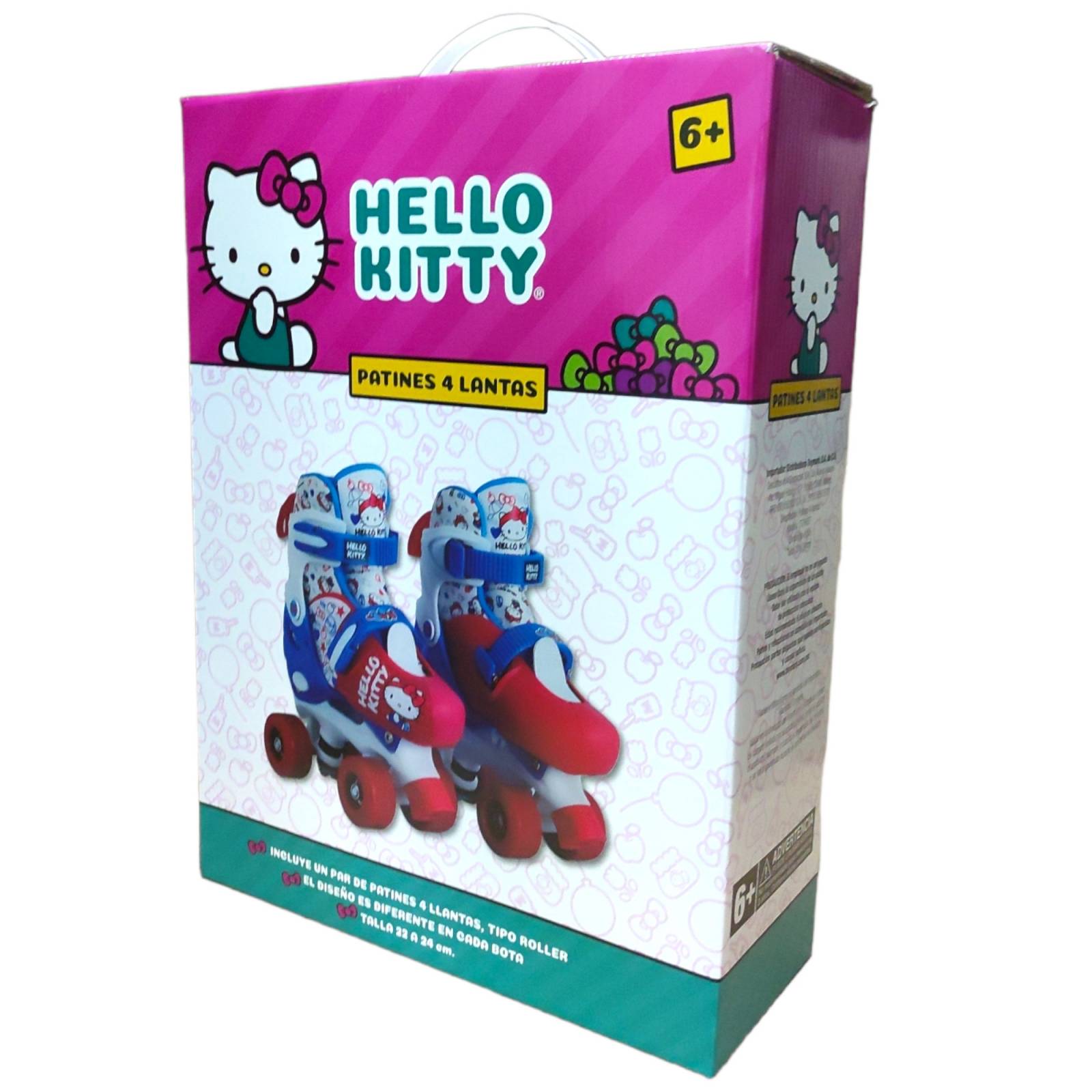 Patines 4 Ruedas para Niños Roller Hello Kity - 22a25