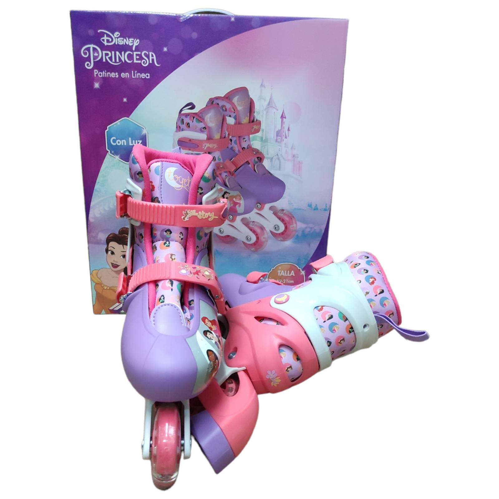 Patines en Linea para Niñas Princesa Ajustables  - 22a25.