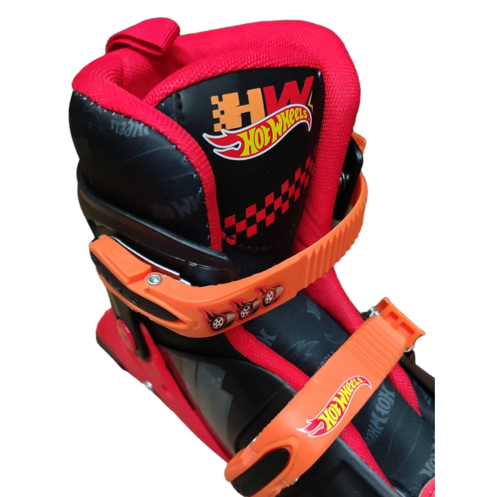Patines en Linea para Niños Hot Wheels 23-26cm Ajustables  - Rojo.