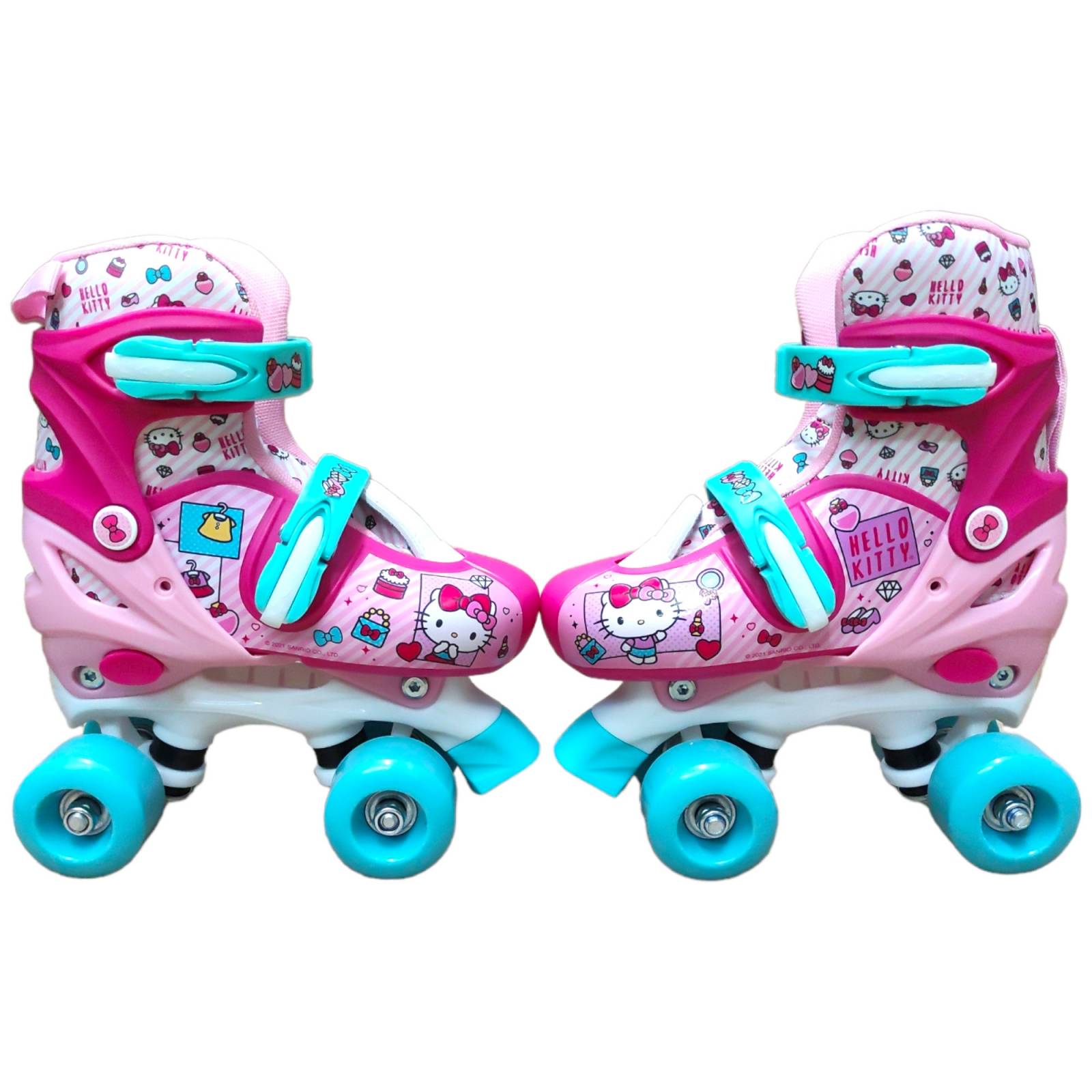 Patines 4 Ruedas para Niños Roller Hello Kity Ajustables - 19a21