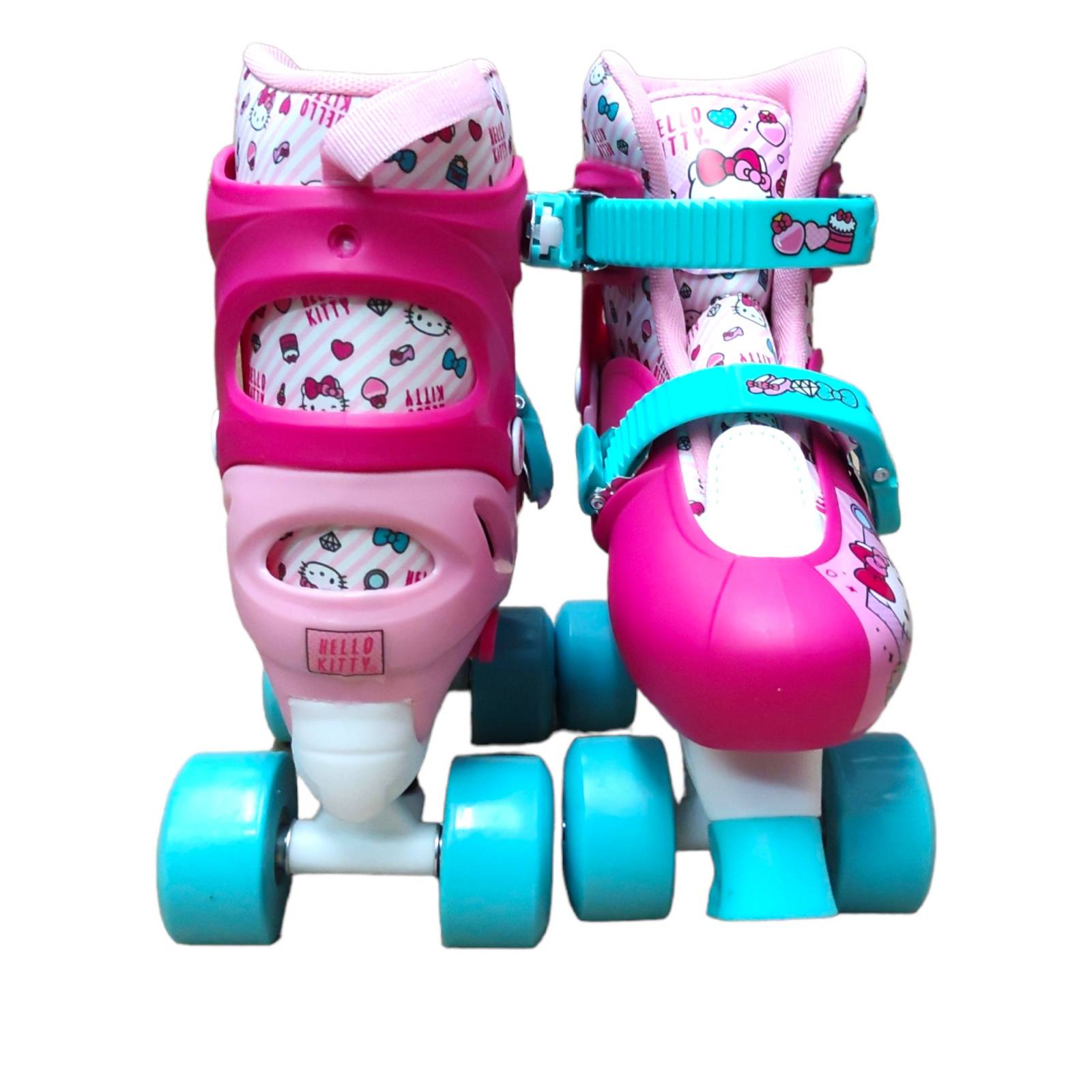 Patines 4 Ruedas para Niños Roller Hello Kity Ajustables - 19a21
