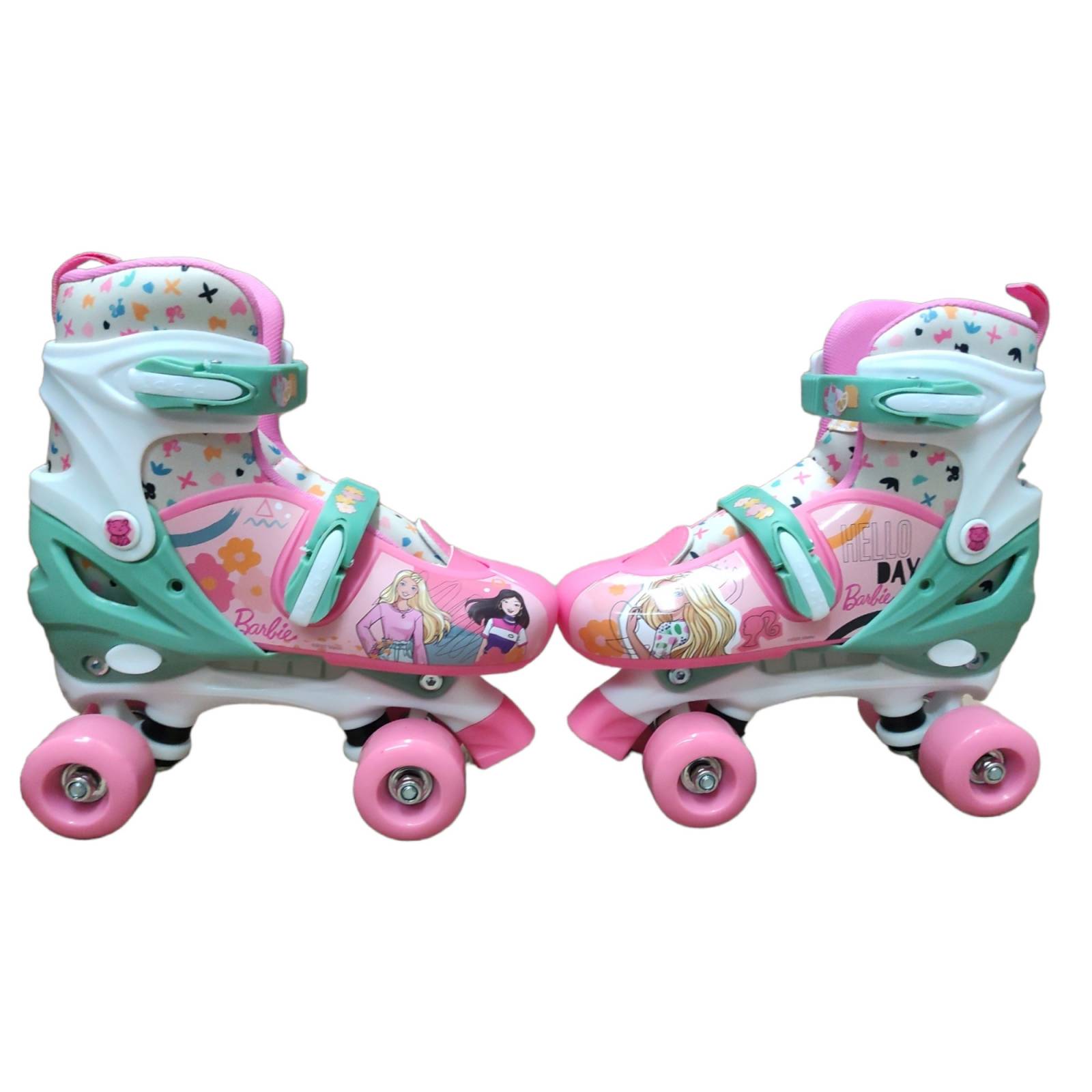 Patines 4 Ruedas para Niños Roller Barbie Ajustables  - 22a25