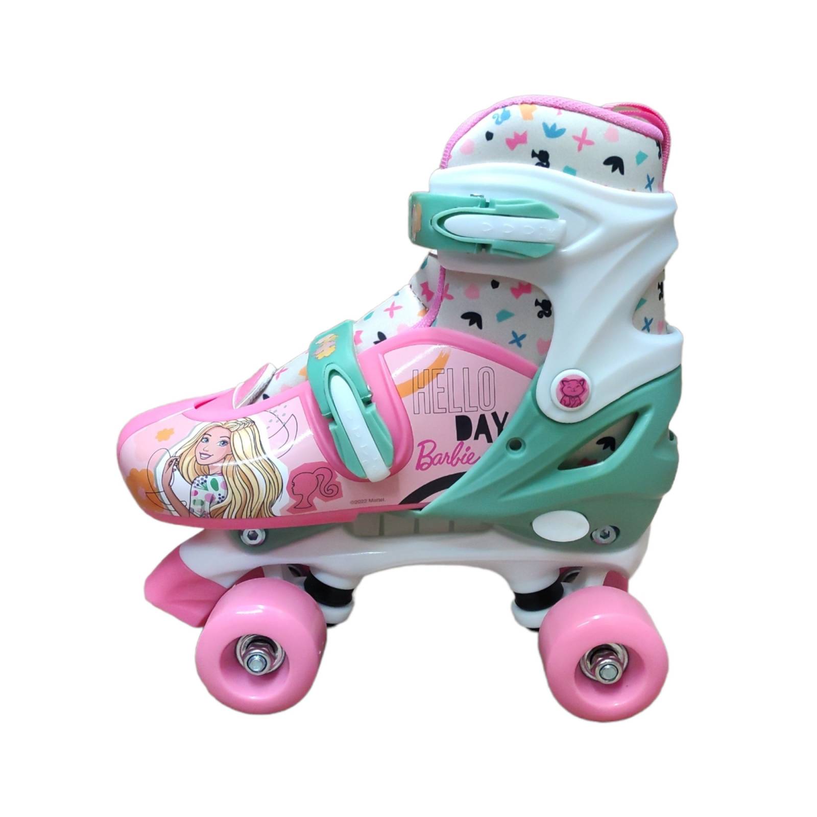 Patines 4 Ruedas para Niños Roller Barbie Ajustables  - 22a25