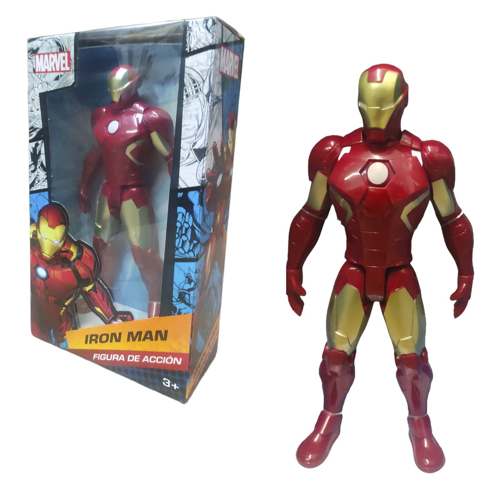 Figura de Acción Iron Man Marvel 23cm Articulado  - Rojo