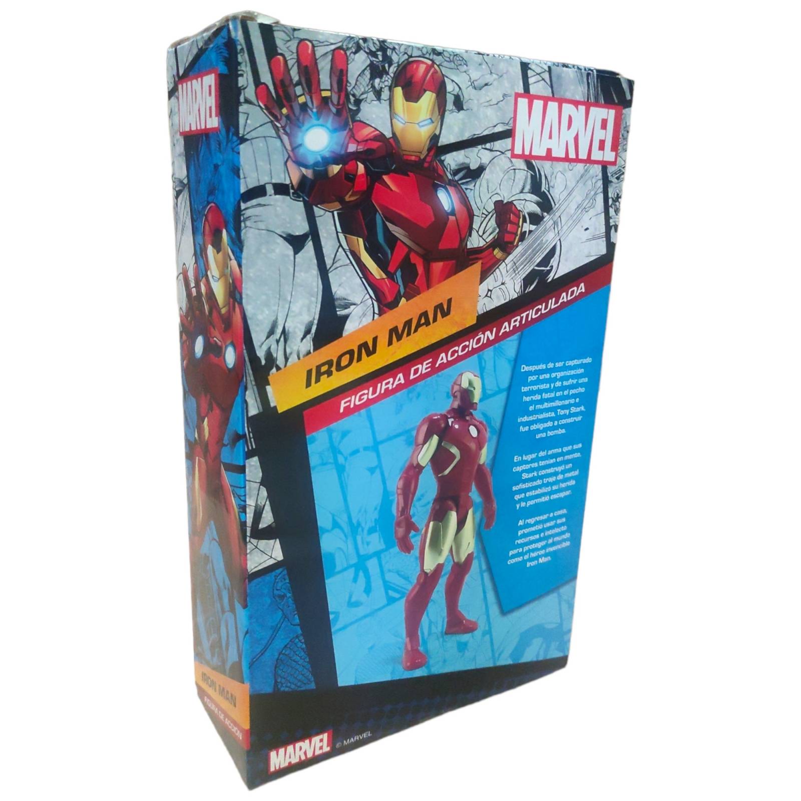 Figura de Acción Iron Man Marvel 23cm Articulado  - Rojo