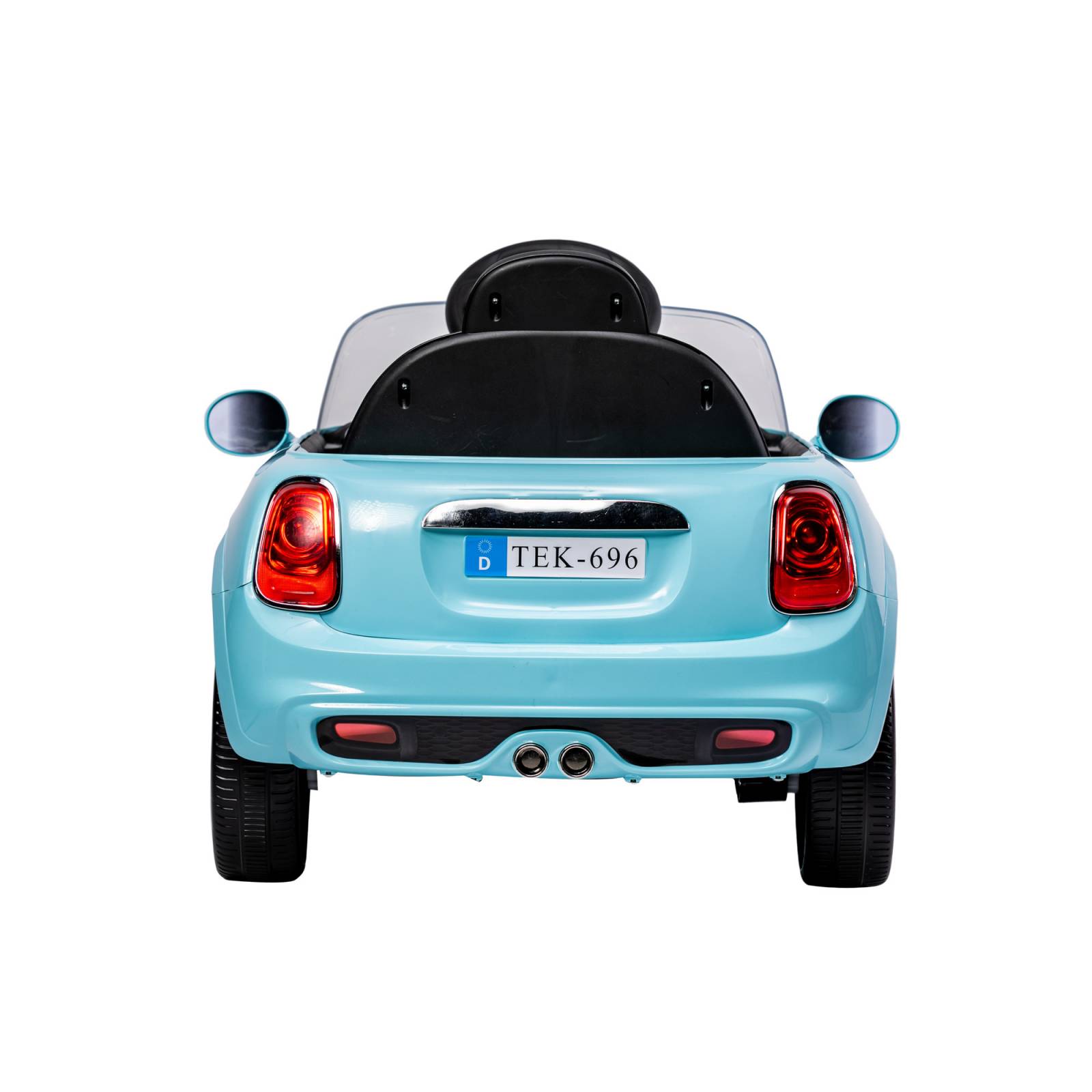 Carro eléctrico para niños con control remoto 12V cooper  - Azul