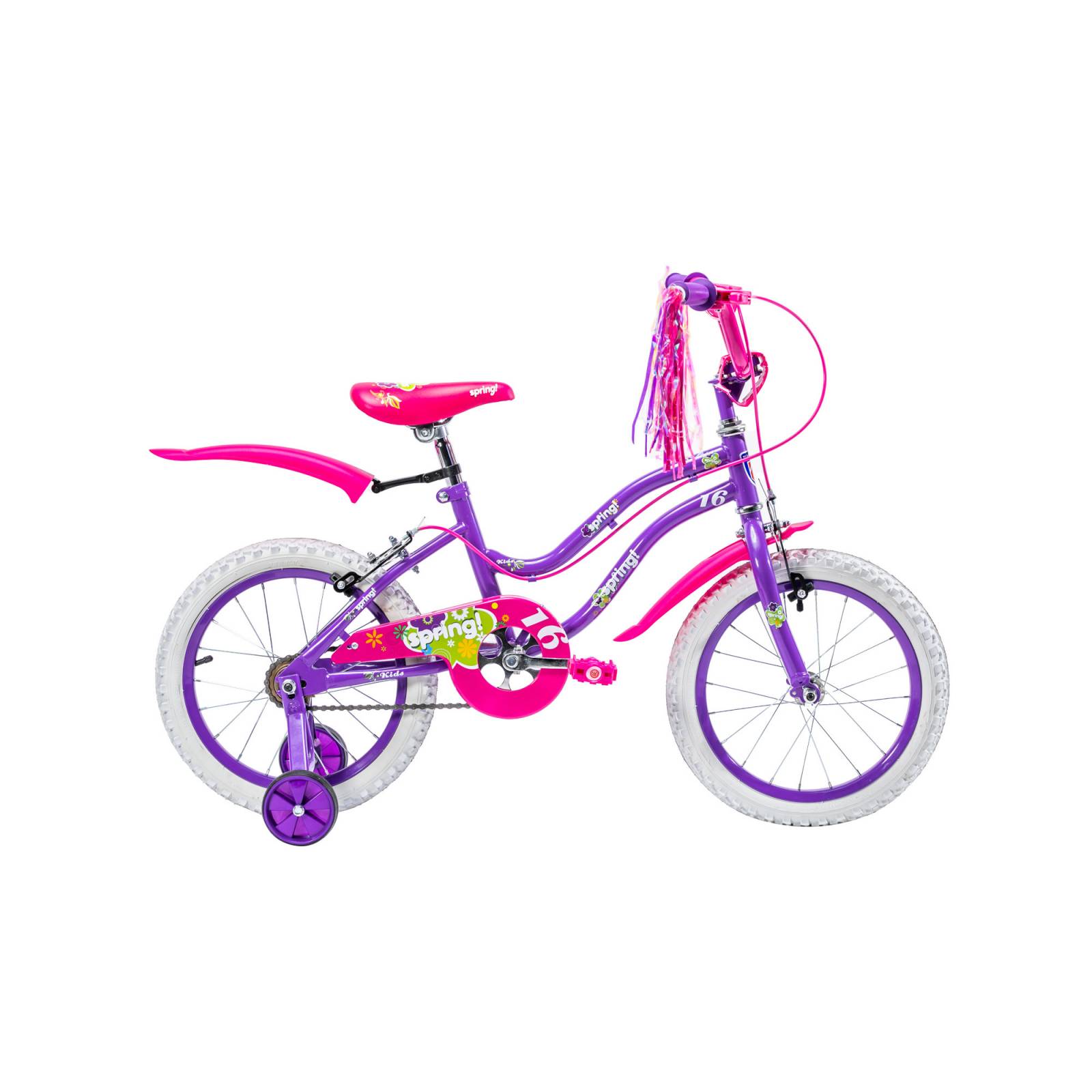  Flyer™ Bicicleta para niños de 16 pulgadas, bicicleta rosa para  niños y niñas, ruedas de 16 pulgadas, ruedas de entrenamiento incluidas,  niños y niñas de 4 a 6 años, múltiples opciones