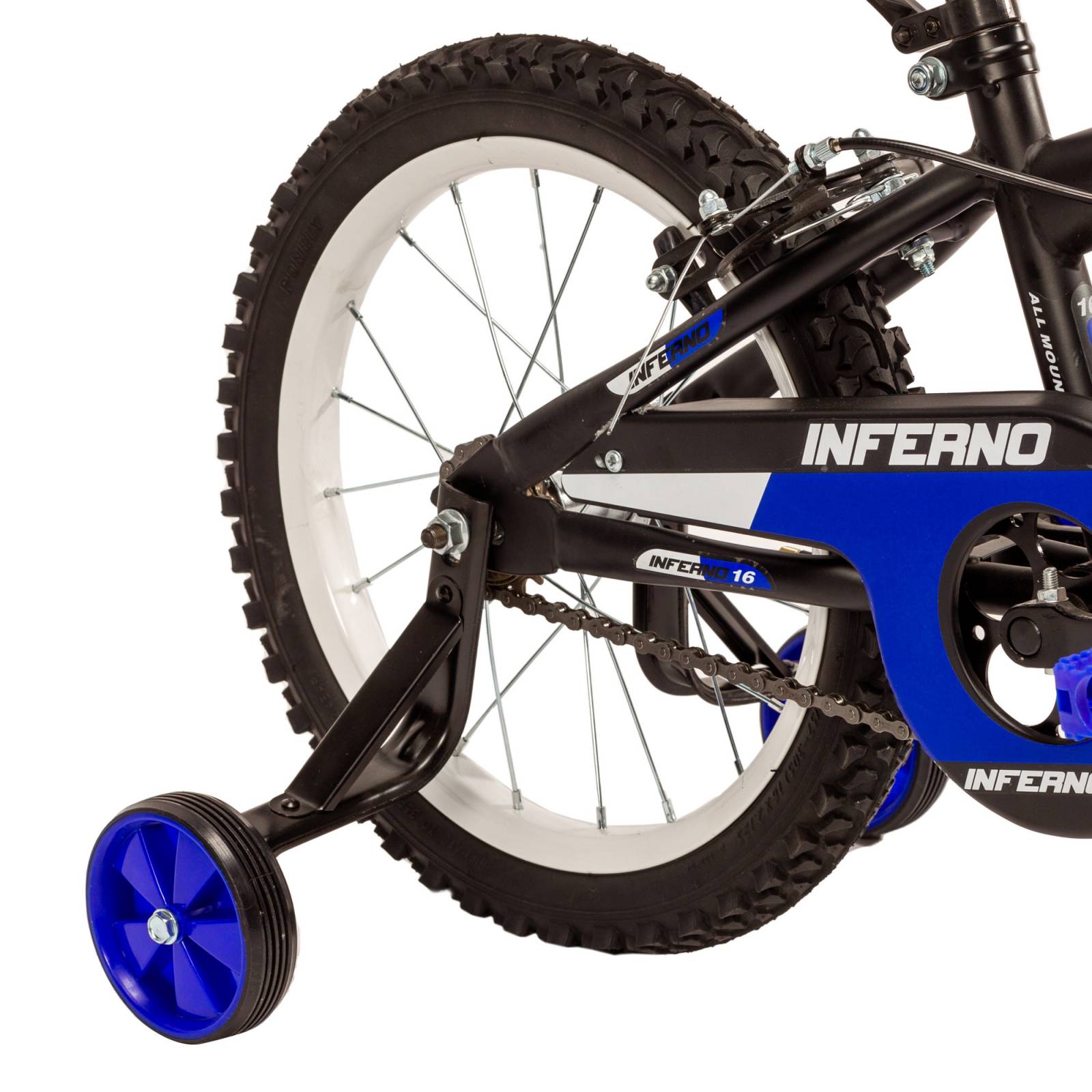 Bicicleta para Niños R16 Llantas Aire y Entrenamiento Azul  - Azul.