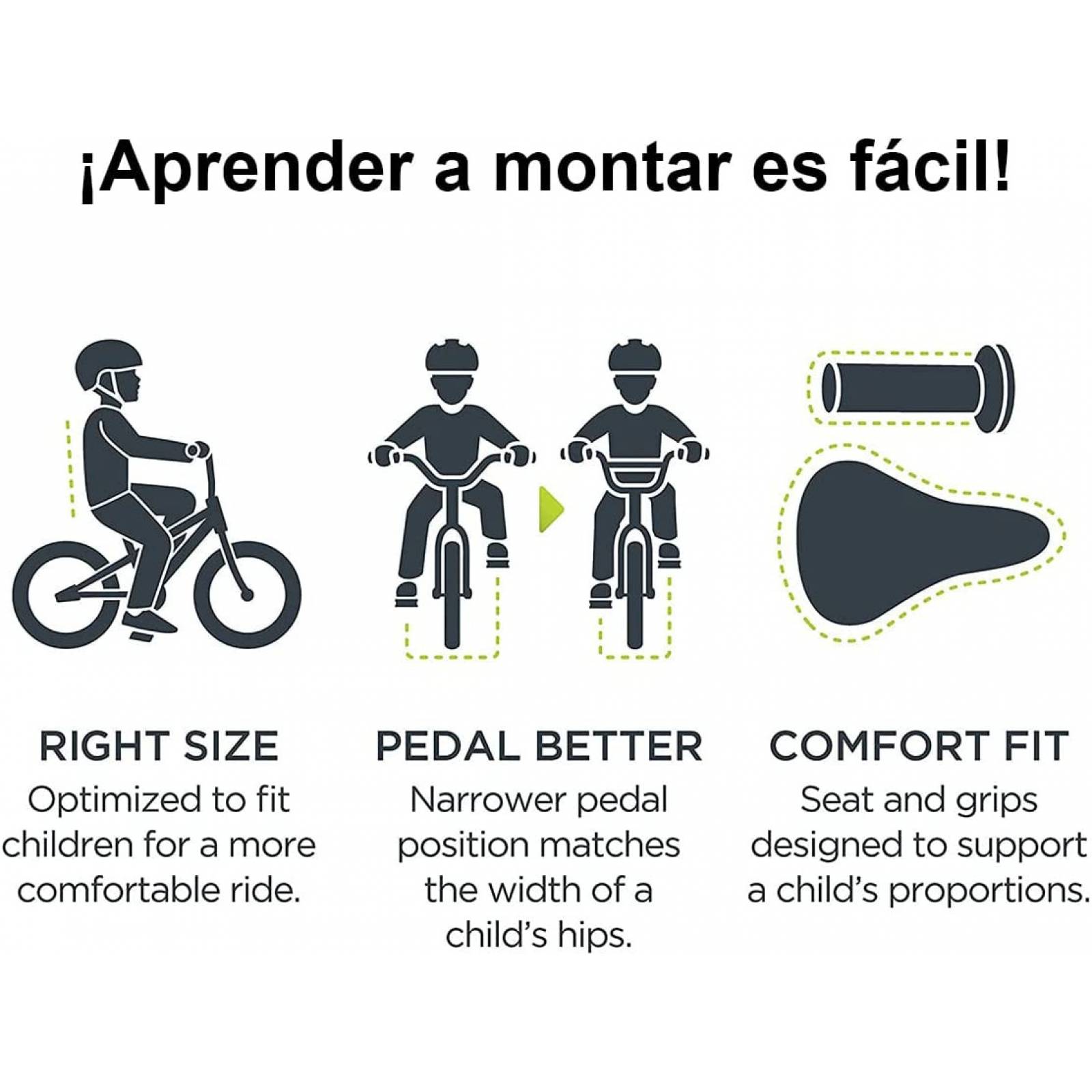 Bicicleta para Niñas R12 Lila Llantas Aire y Entrenamiento  - Blanco