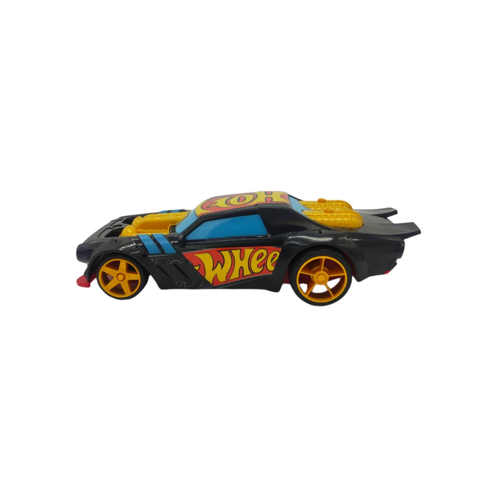 Coche a Control Remoto Hot Wheels 1pz,27cm,batería,Negro  - Negro