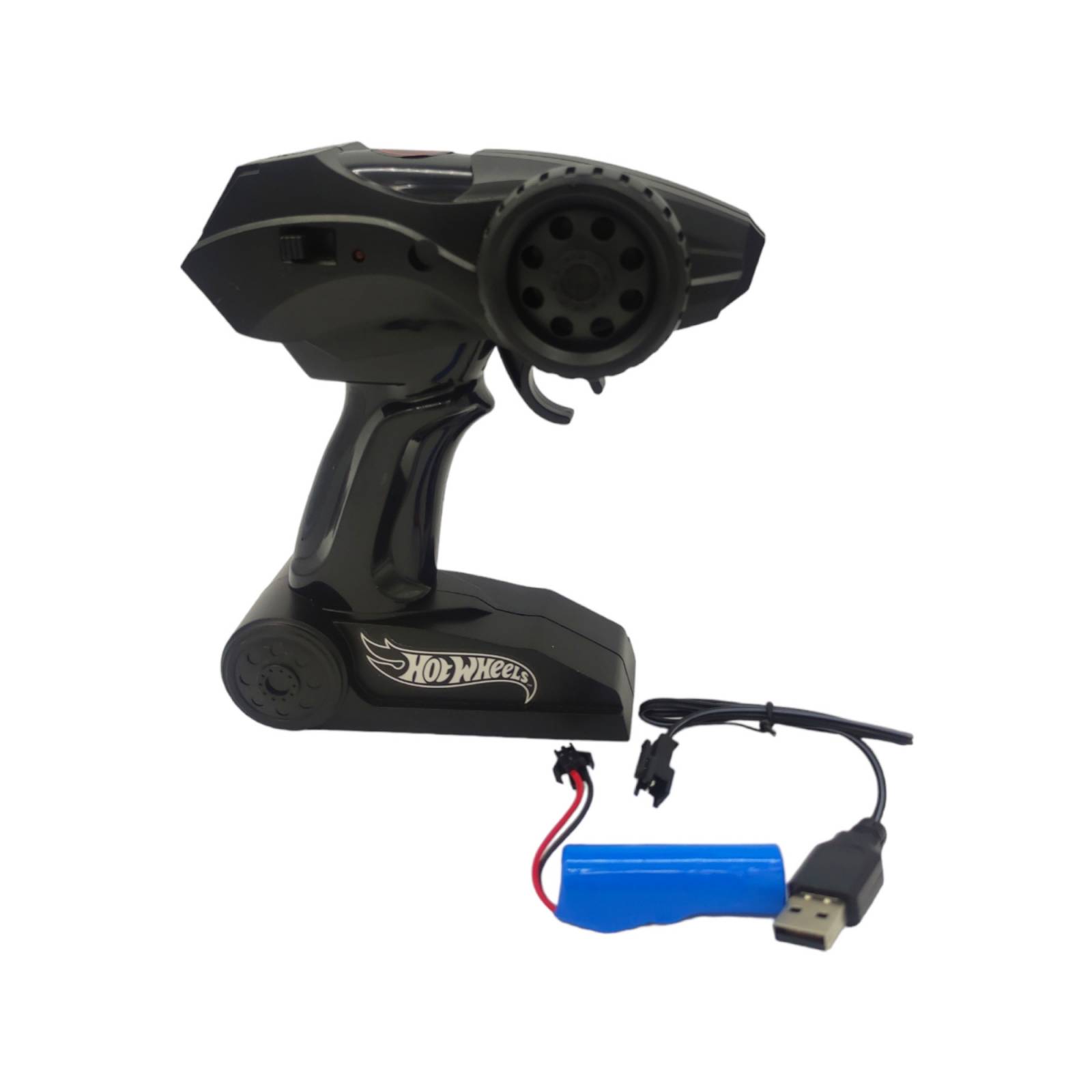 Coche a Control Remoto Hot Wheels 1pz,27cm,batería,Negro  - Negro