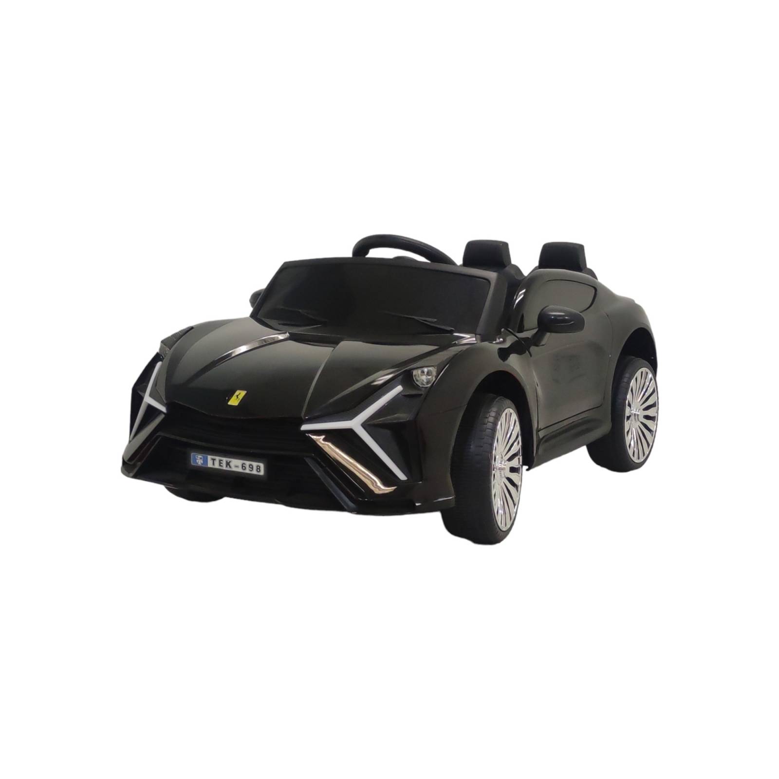Carro electrico para niños con Control Remoto 12V Negro Lambo  - Negro