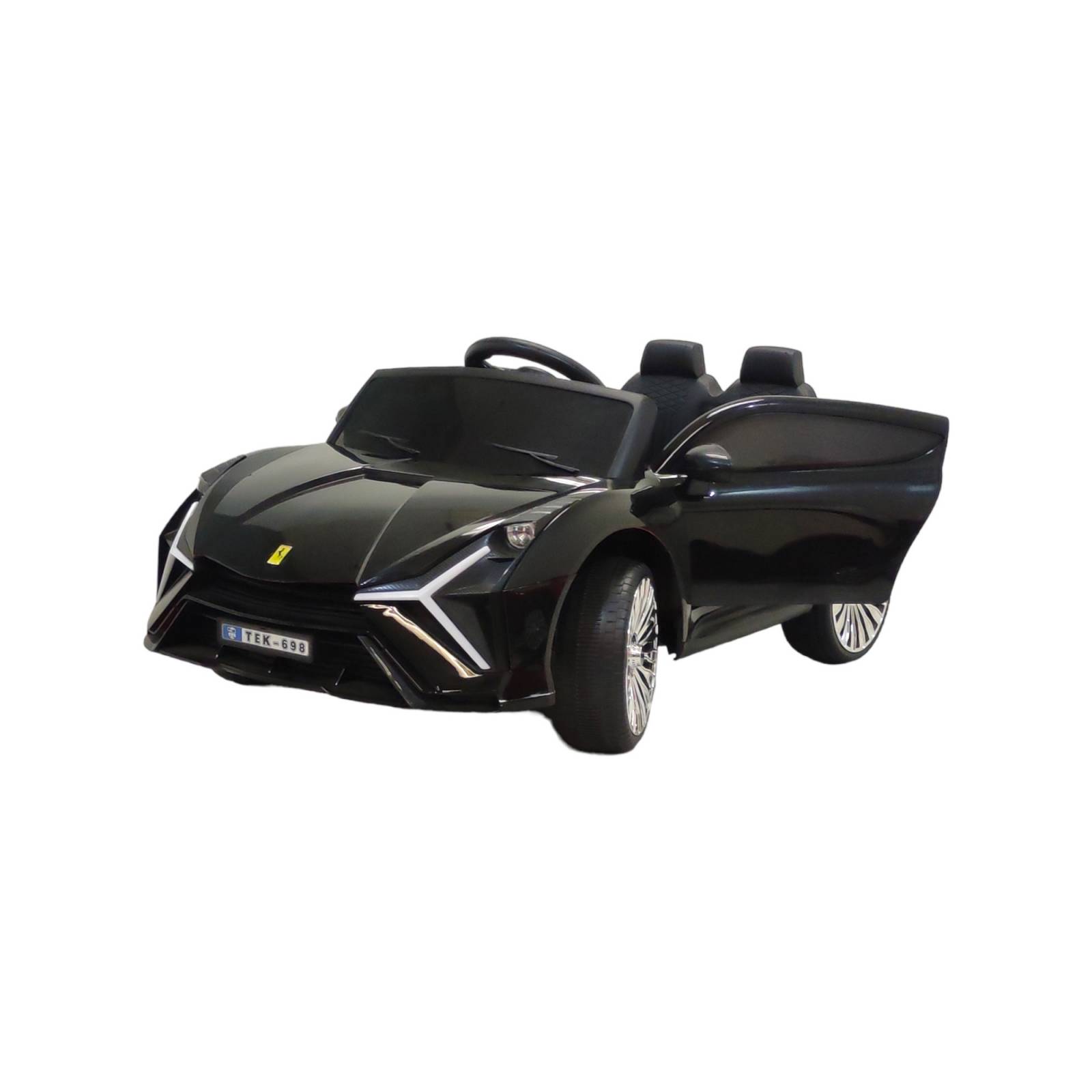 Carro electrico para niños con Control Remoto 12V Negro Lambo  - Negro