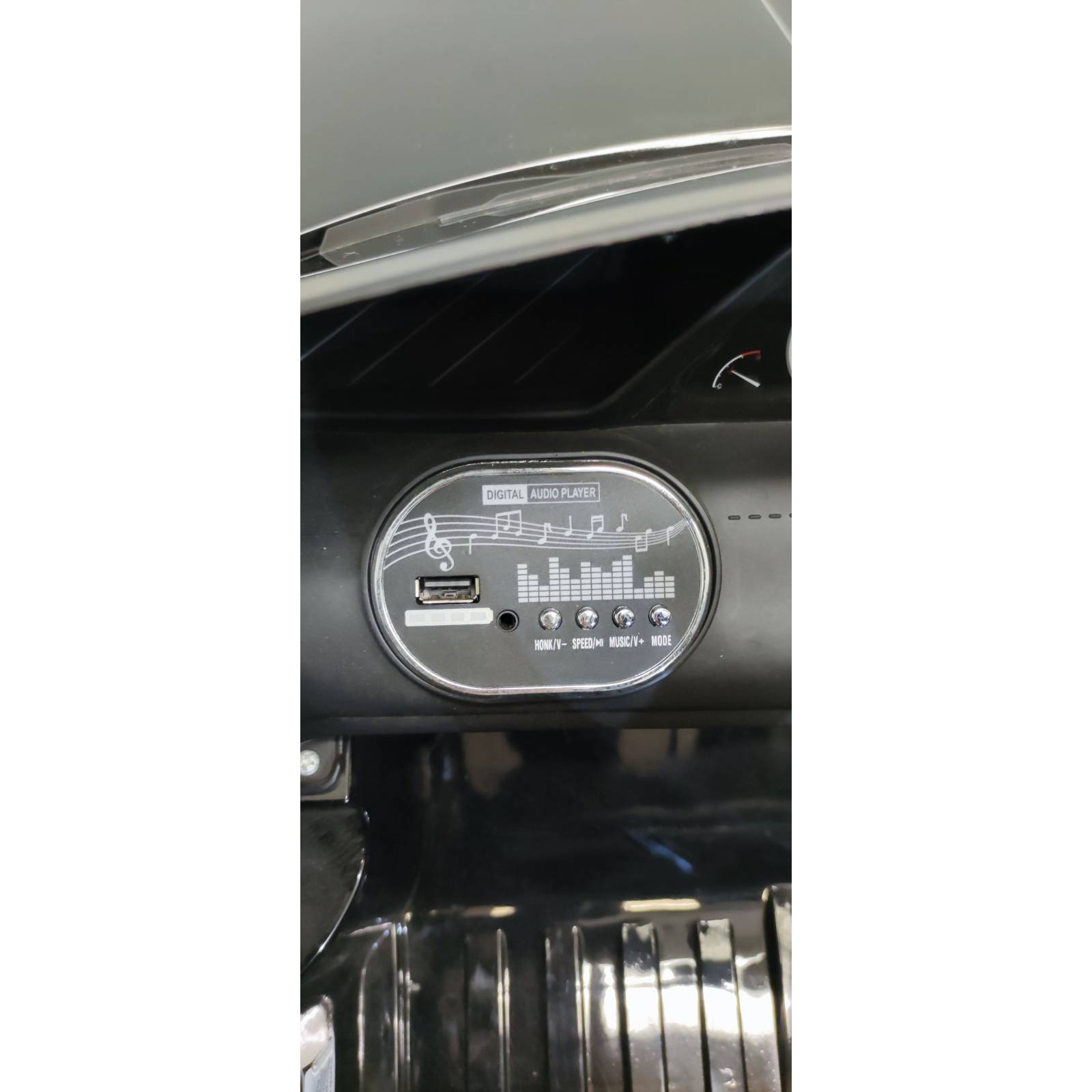 Carro electrico para niños con Control Remoto 12V Negro Lambo  - Negro