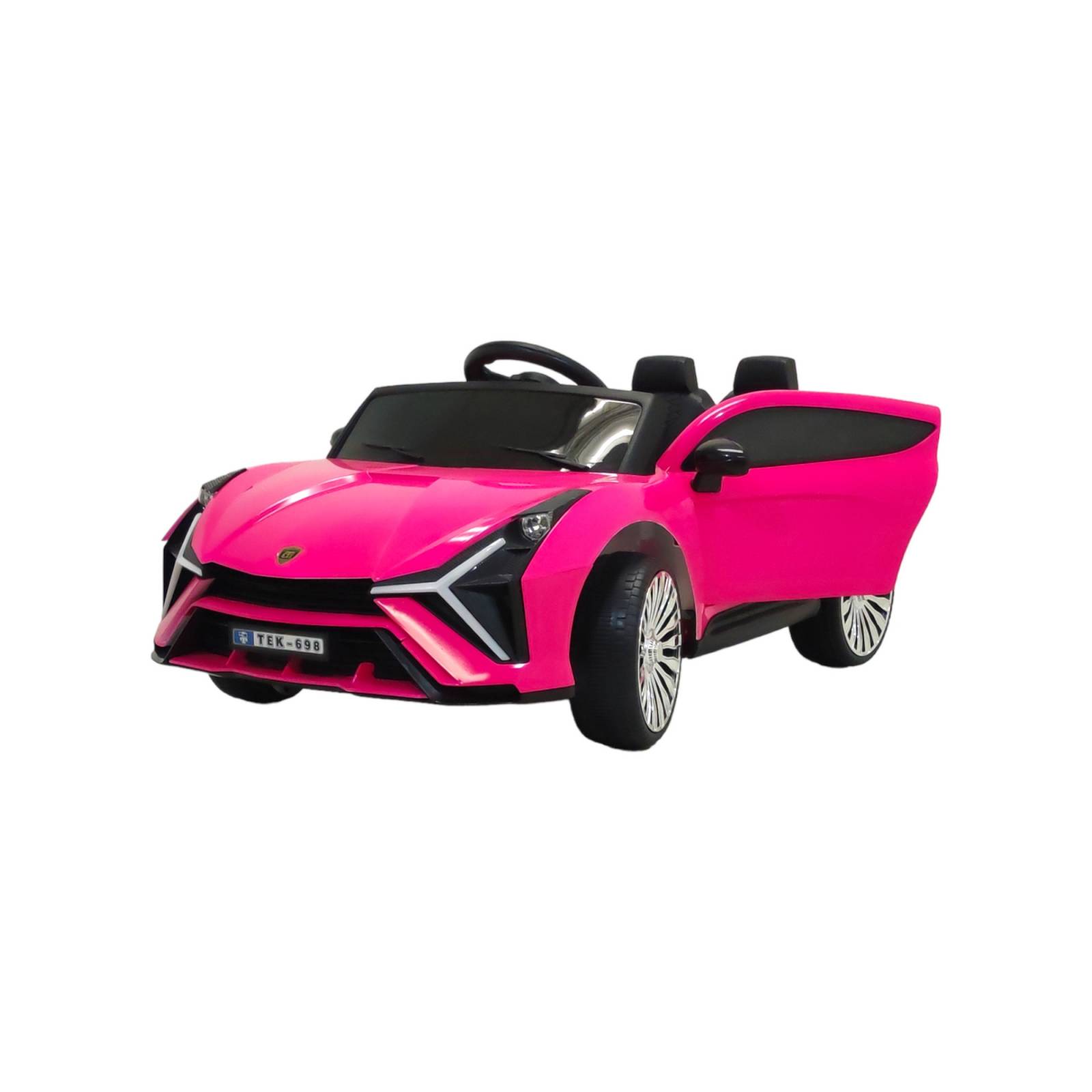 Carro electrico para niños con Control Remoto 12V Rosa Lambo  - Rosa