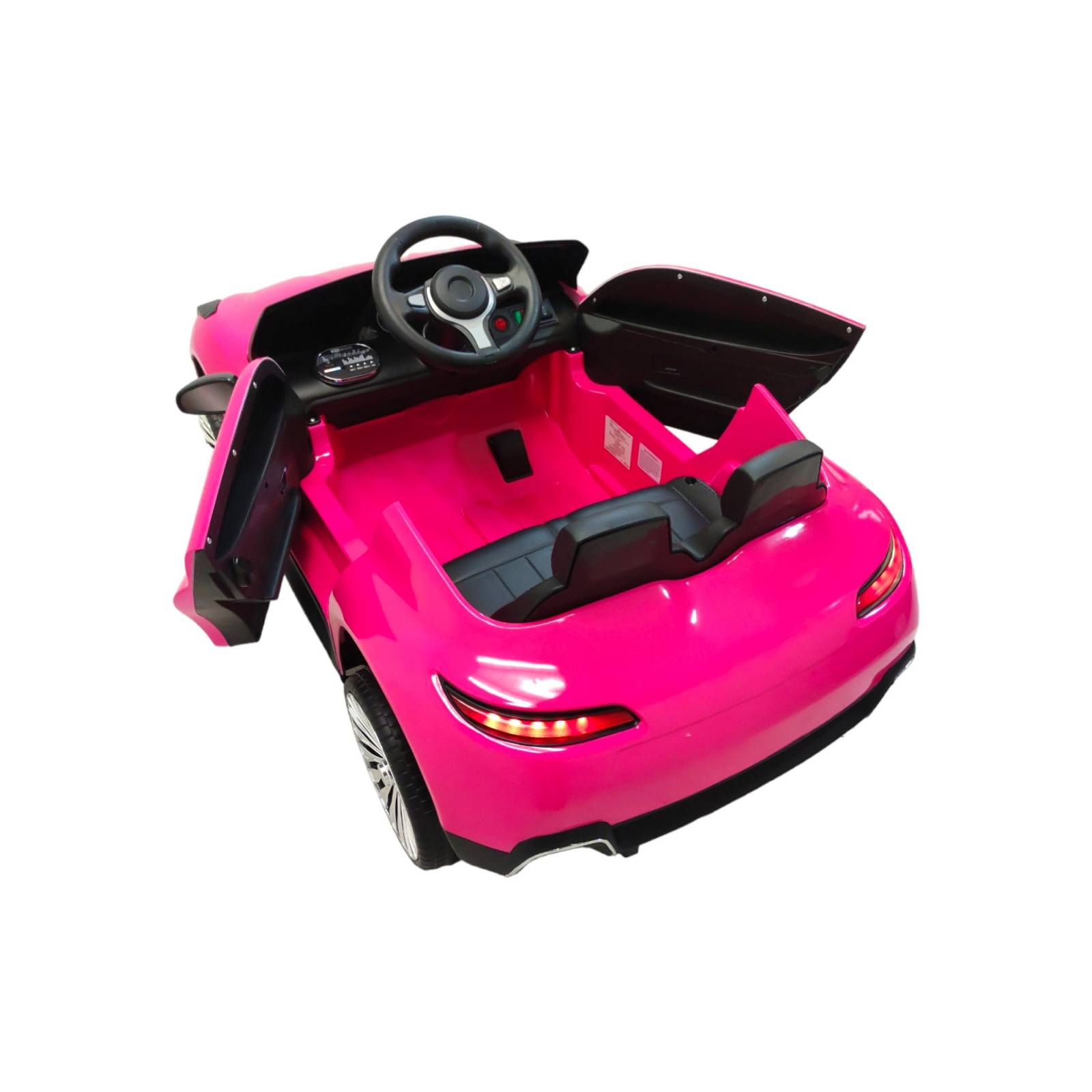 L8 - Coche eléctrico para niños de 12 V, control remoto, 2 plazas,  suspensión de resorte, Bluetooth, 5 modos de música, LED, idea de regalo  para niños