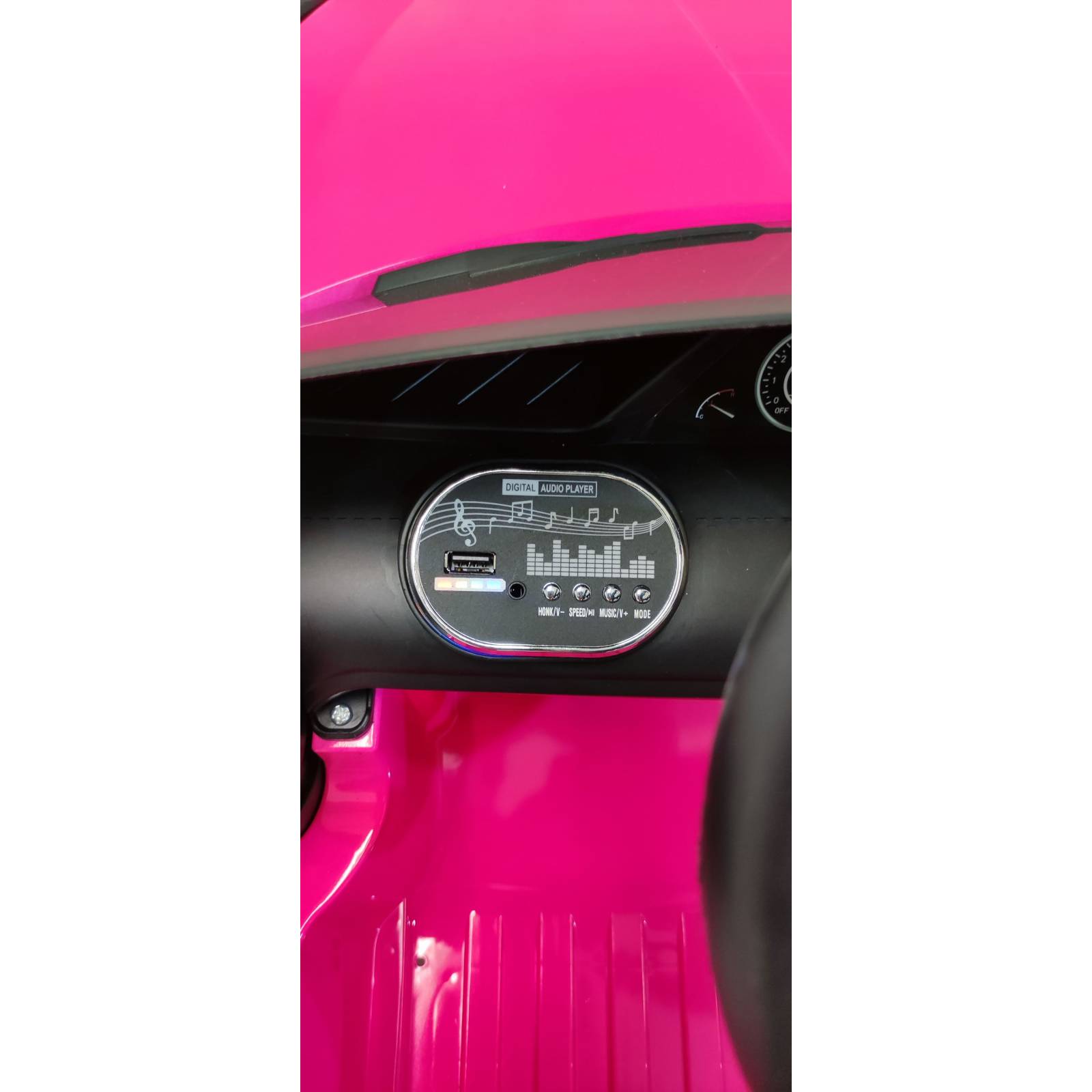 Carro electrico para niños con Control Remoto 12V Rosa Lambo  - Rosa