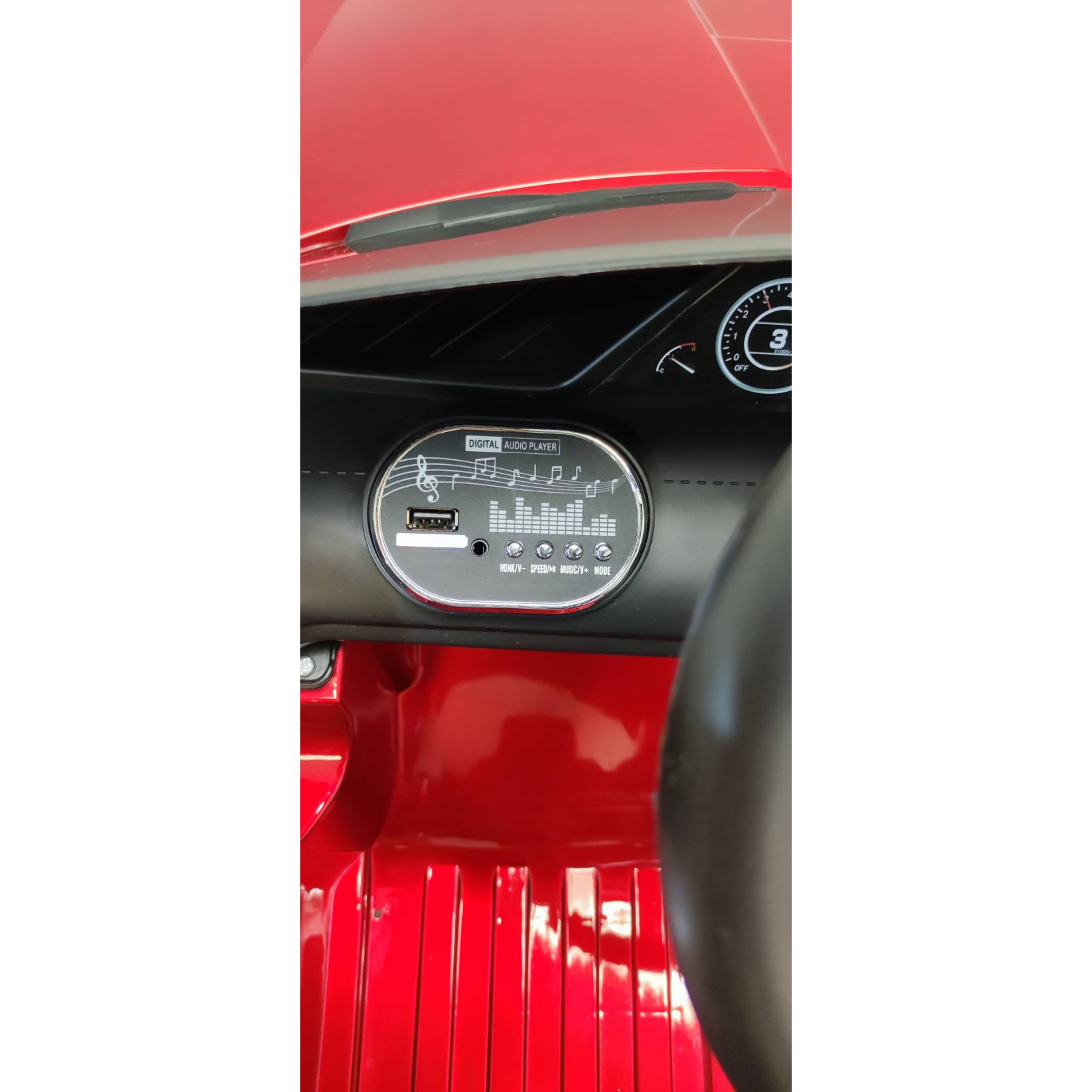 Carro electrico para niños con Control Remoto 12V Rojo Lambo  - Rojo