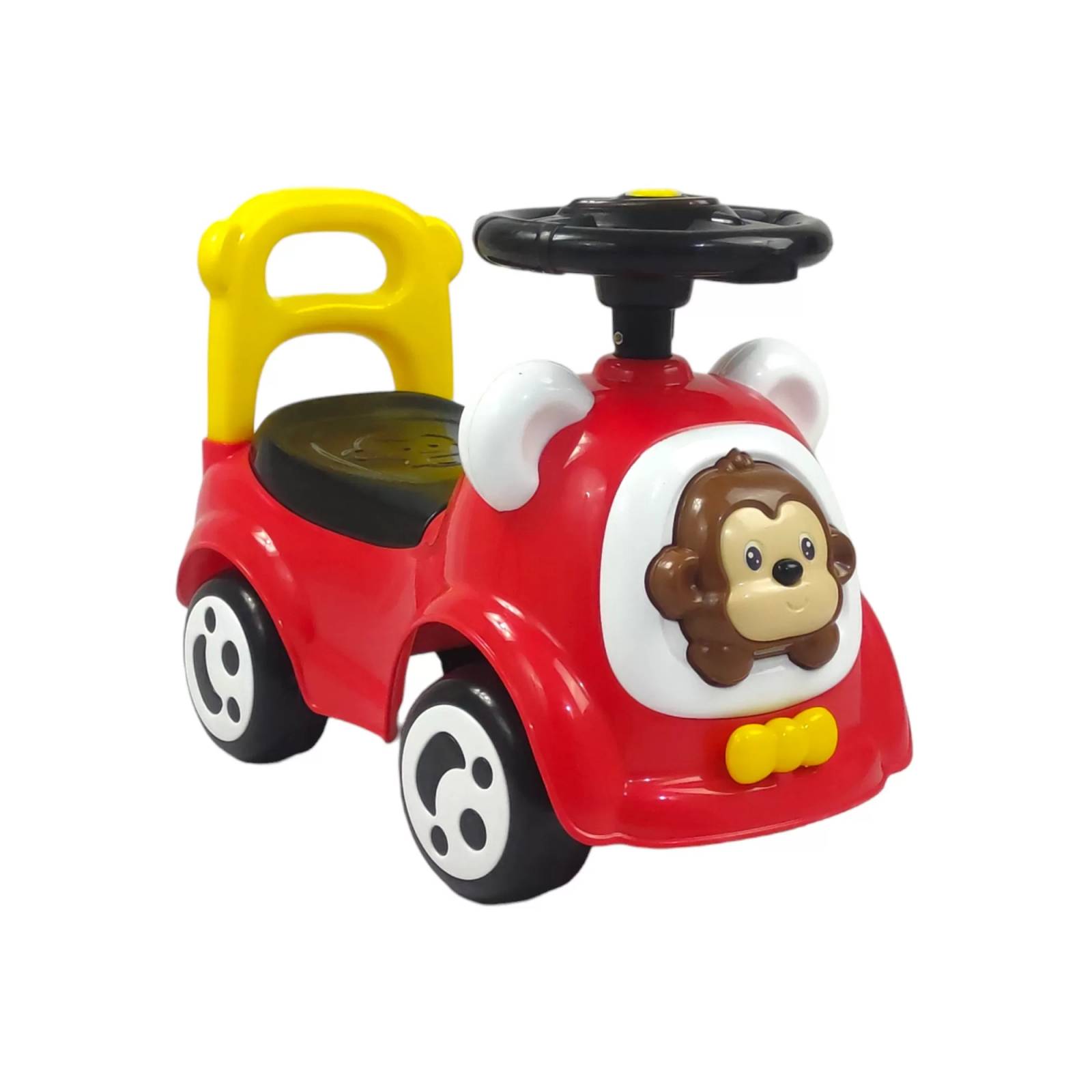 Montable Correpasillos con Sonido,Luz,Cajuela Chango Rojo - Rojo