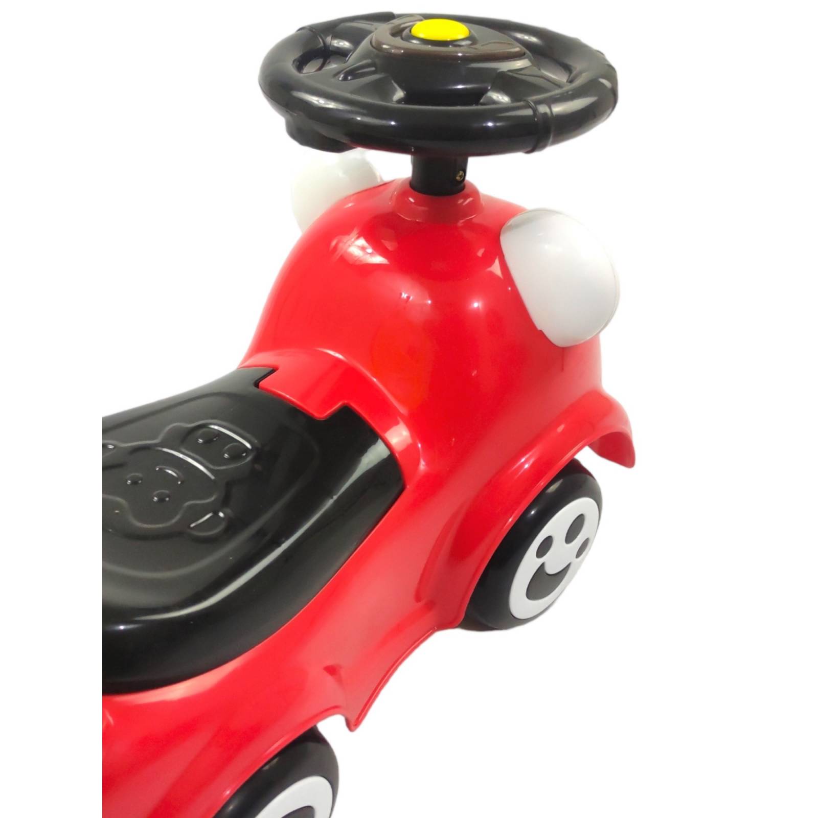 Montable Correpasillos con Sonido,Luz,Cajuela Chango Rojo - Rojo