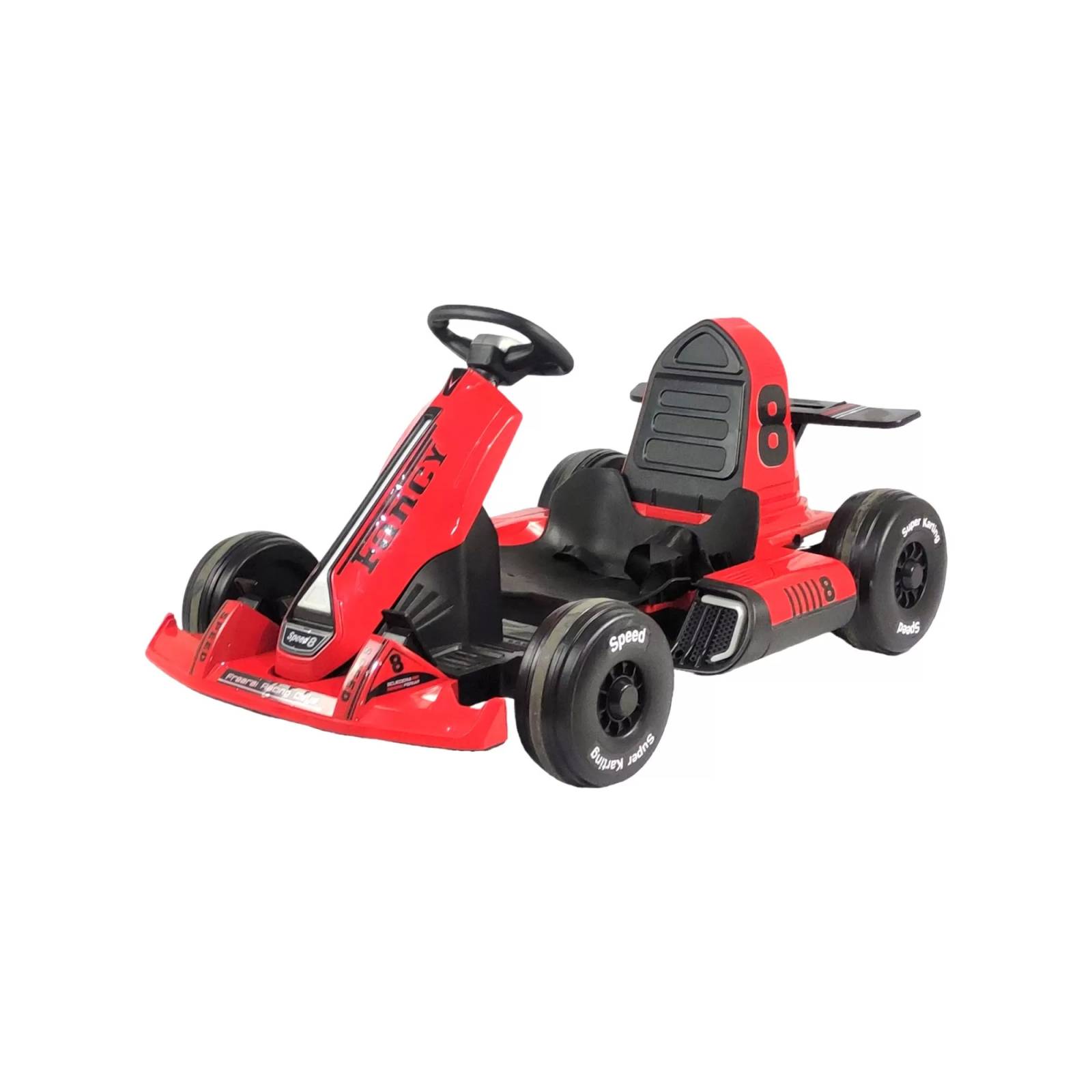 Go Kart Montable Electrico Control Remoto Rojo 8 Km/h 12V7  - Rojo.