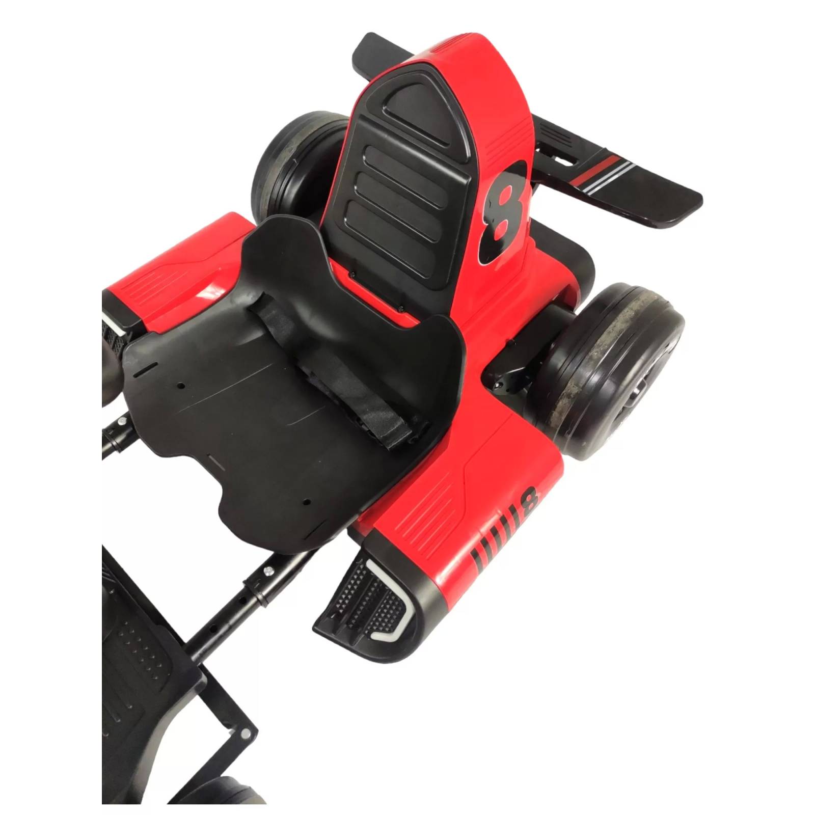 Go Kart Montable Electrico Control Remoto Rojo 8 Km/h 12V7  - Rojo.