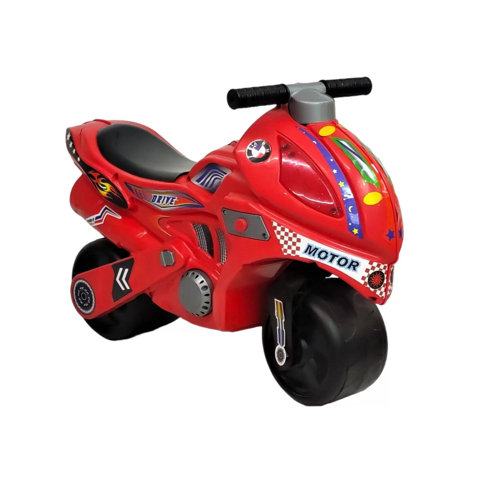 Montable para Niños Moto Correpasillos, largo 68 cm  - Rojo