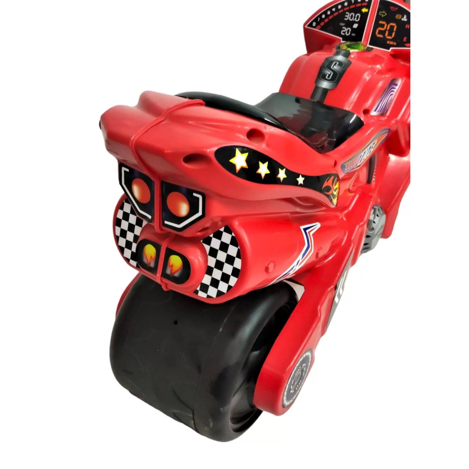 Montable para Niños Moto Correpasillos, largo 68 cm  - Rojo