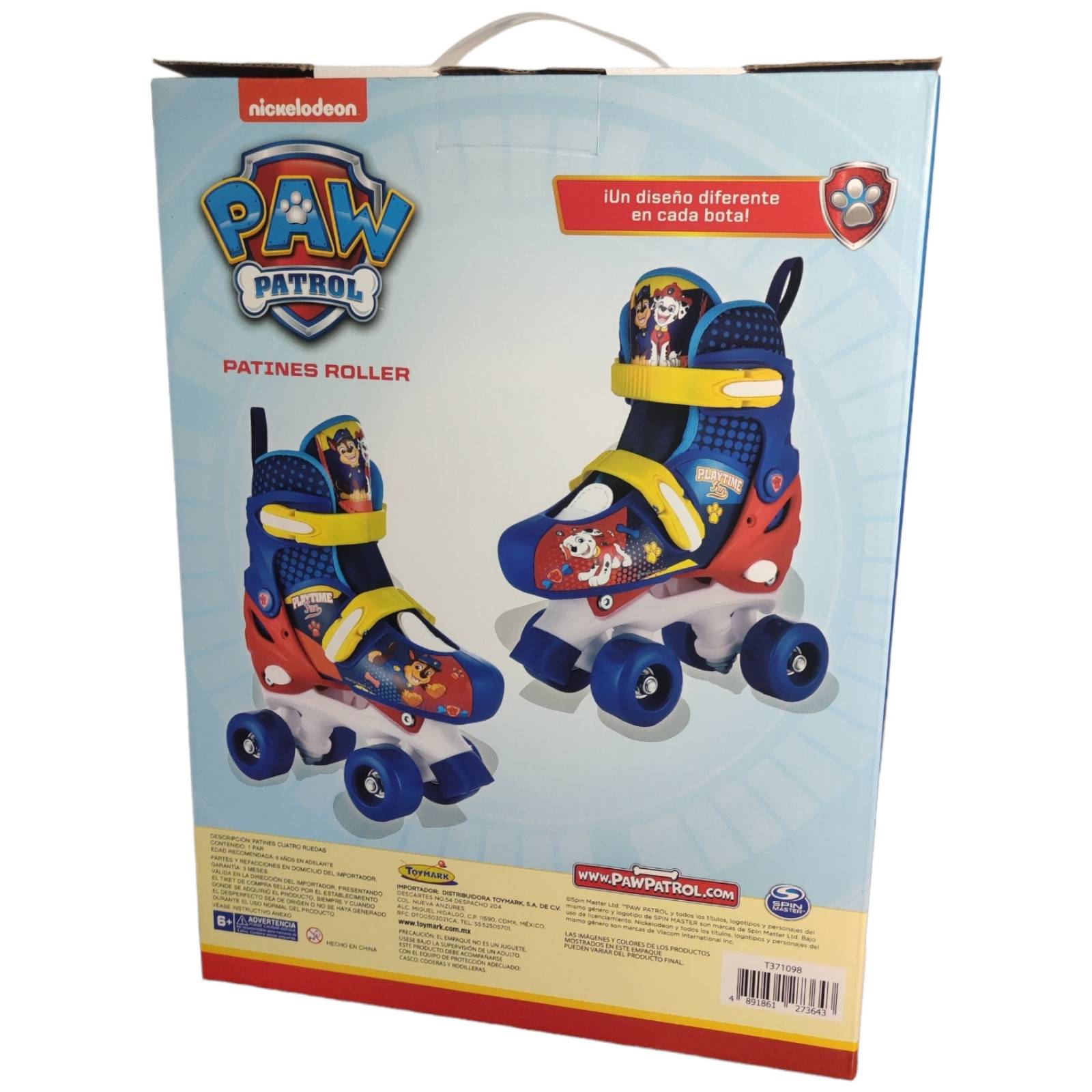 Patines 4 Ruedas para Niños Roller Paw Patrol  - 22a24