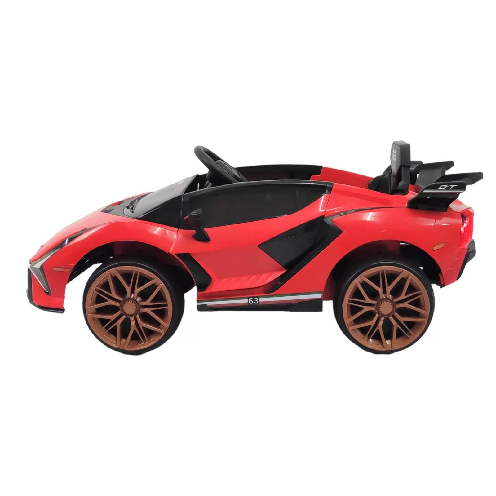 Carro electrico para niños con Control Remoto 12V Lambo  - Rojo