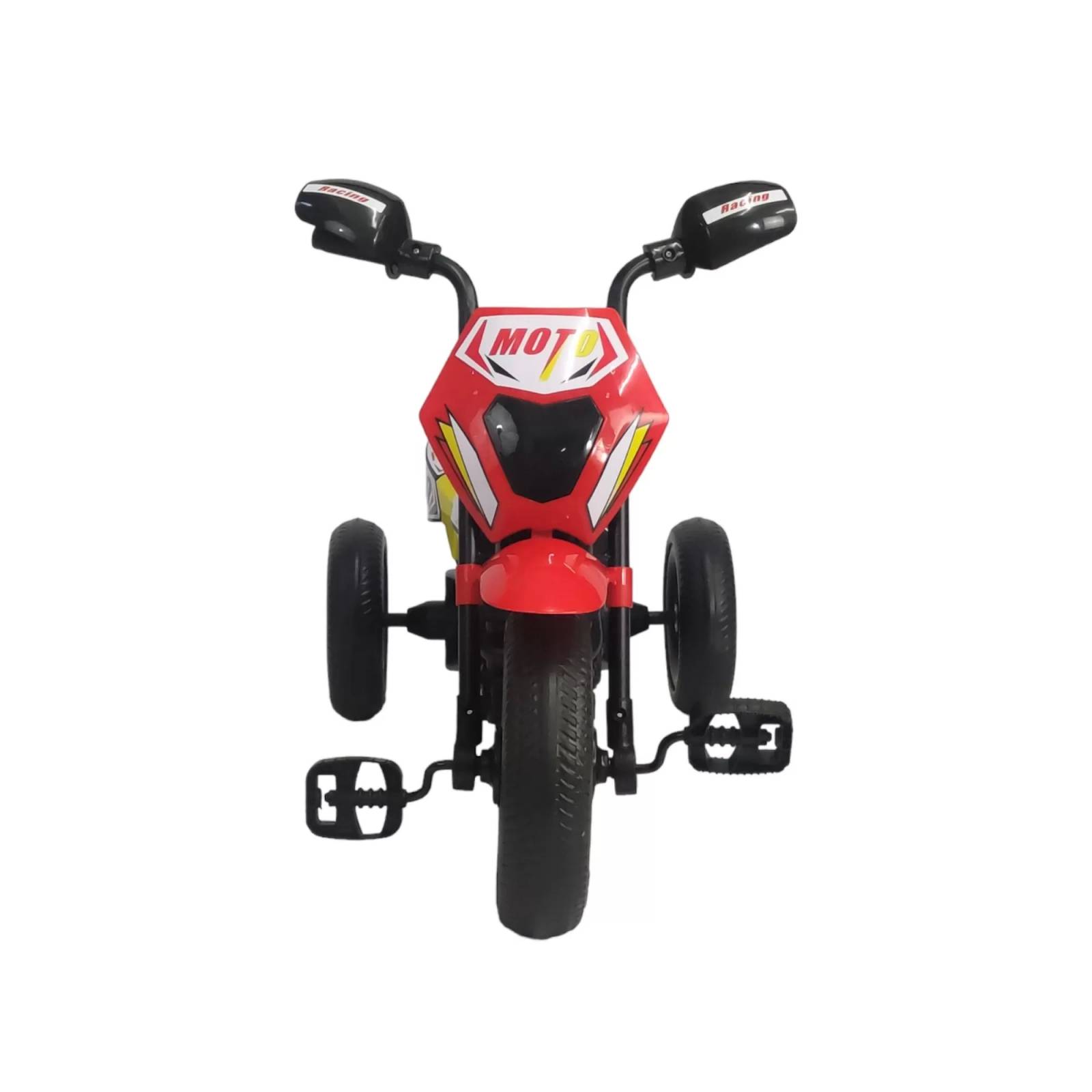 Triciclo Bebe Infantil Musical Paseador Oferta Unisex Moto Rojo- NARANJA -  La Tiendita del Bebé