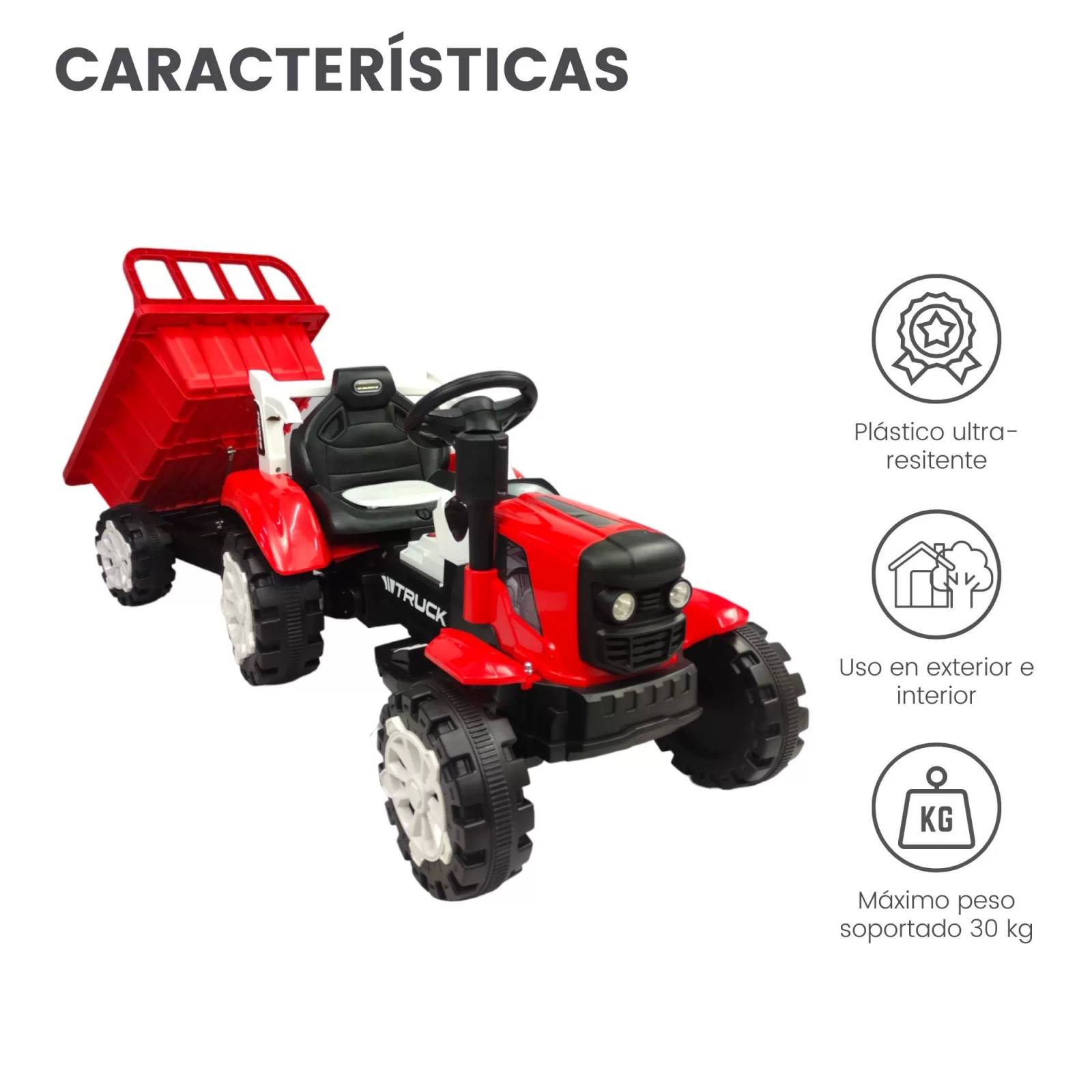 Tractor para 2024 niños montable