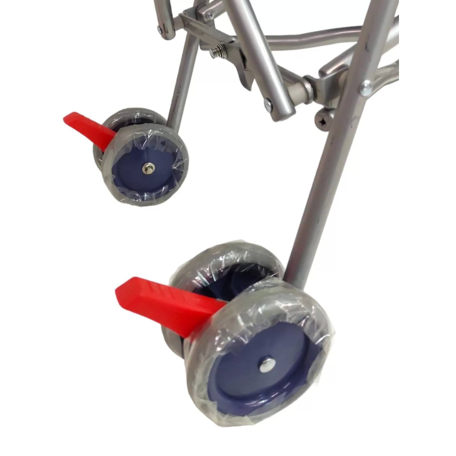 Carriola para Bebe de Baston,Toldo,Cinturon,Compacta,Frenos  - Azul