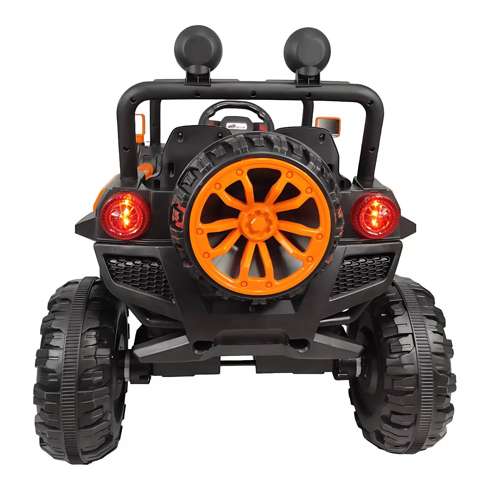 Carro Montable Electrico con Control Remoto MP3 USB 12V Luz  - Naranja