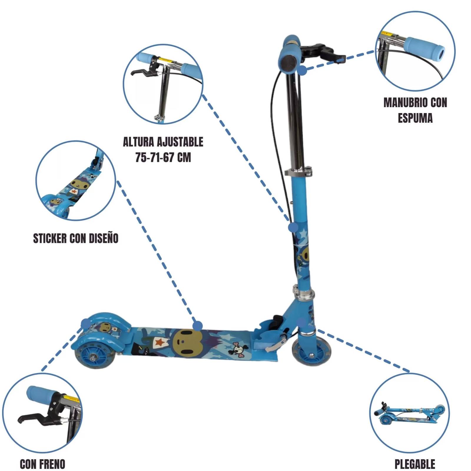 Patinete Electrico Patu00edn Del Diablo Infantil Guevara Sports