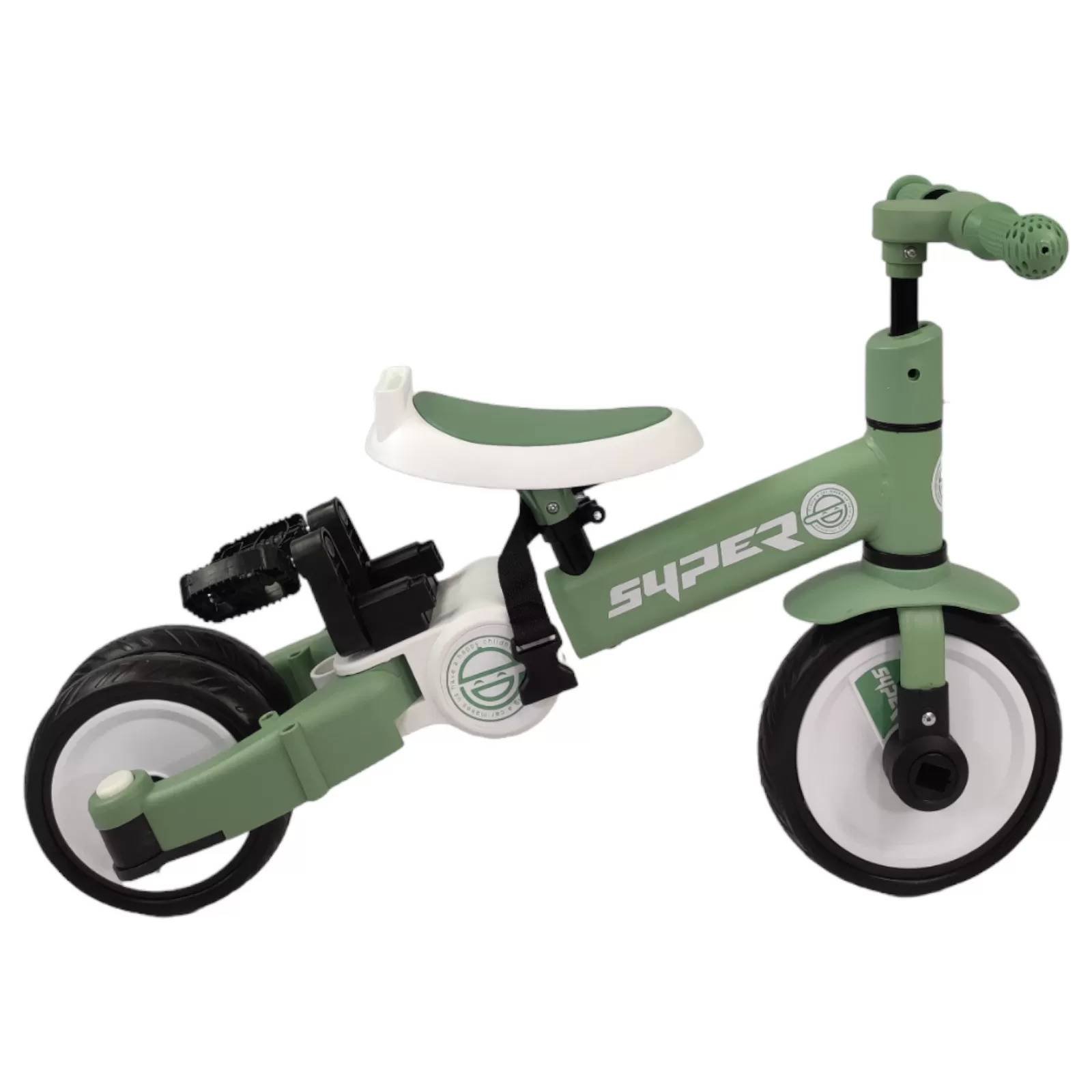 BIKE WORK Triciclo 4 en 1 para niños pequeños de 2 a 4 años, triciclo para  niños pequeños con pedal extraíble, triciclo de bicicleta de equilibrio