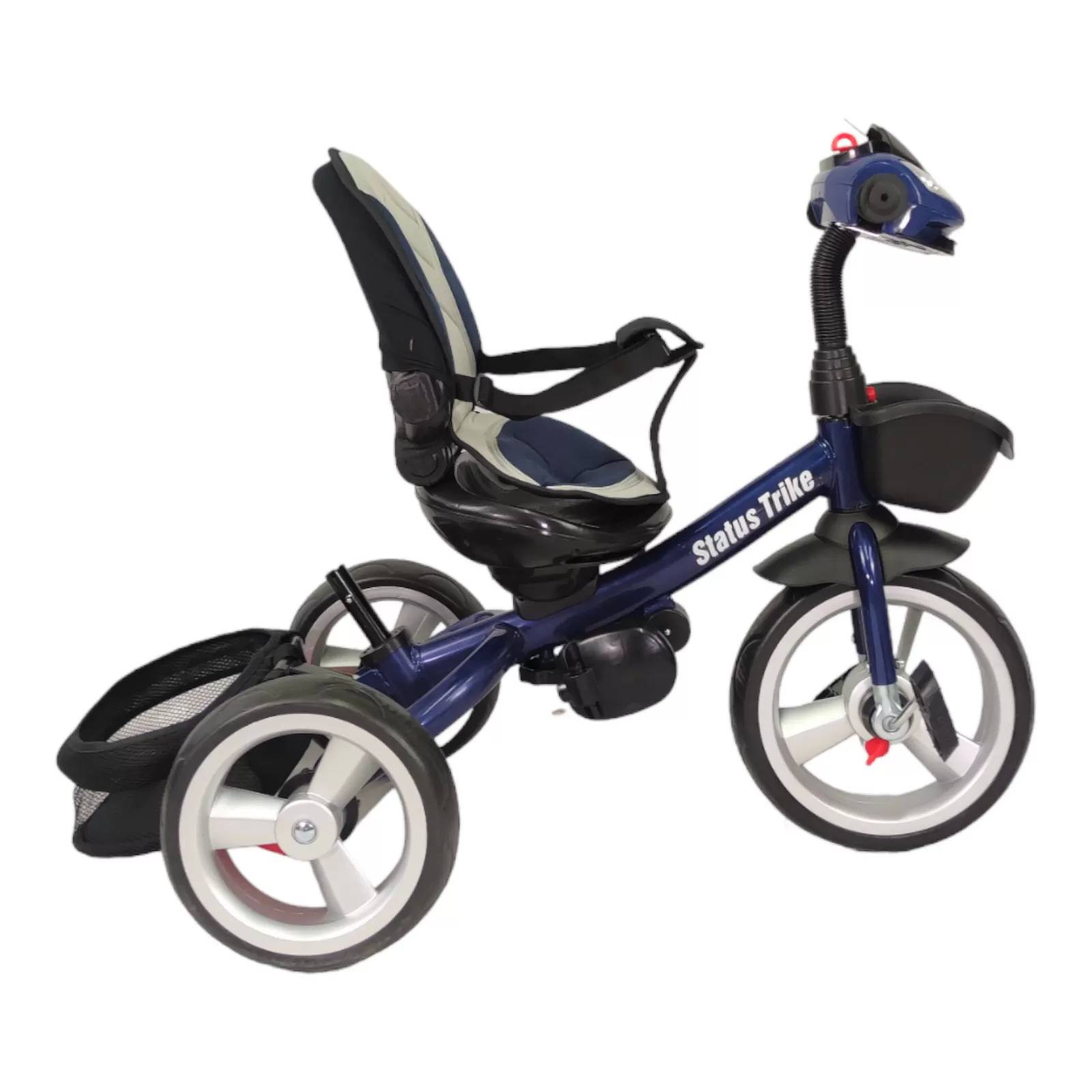 Triciclo para Niños 7en1 con Asiento Giratorio 360,luz,sonido  - Azul.
